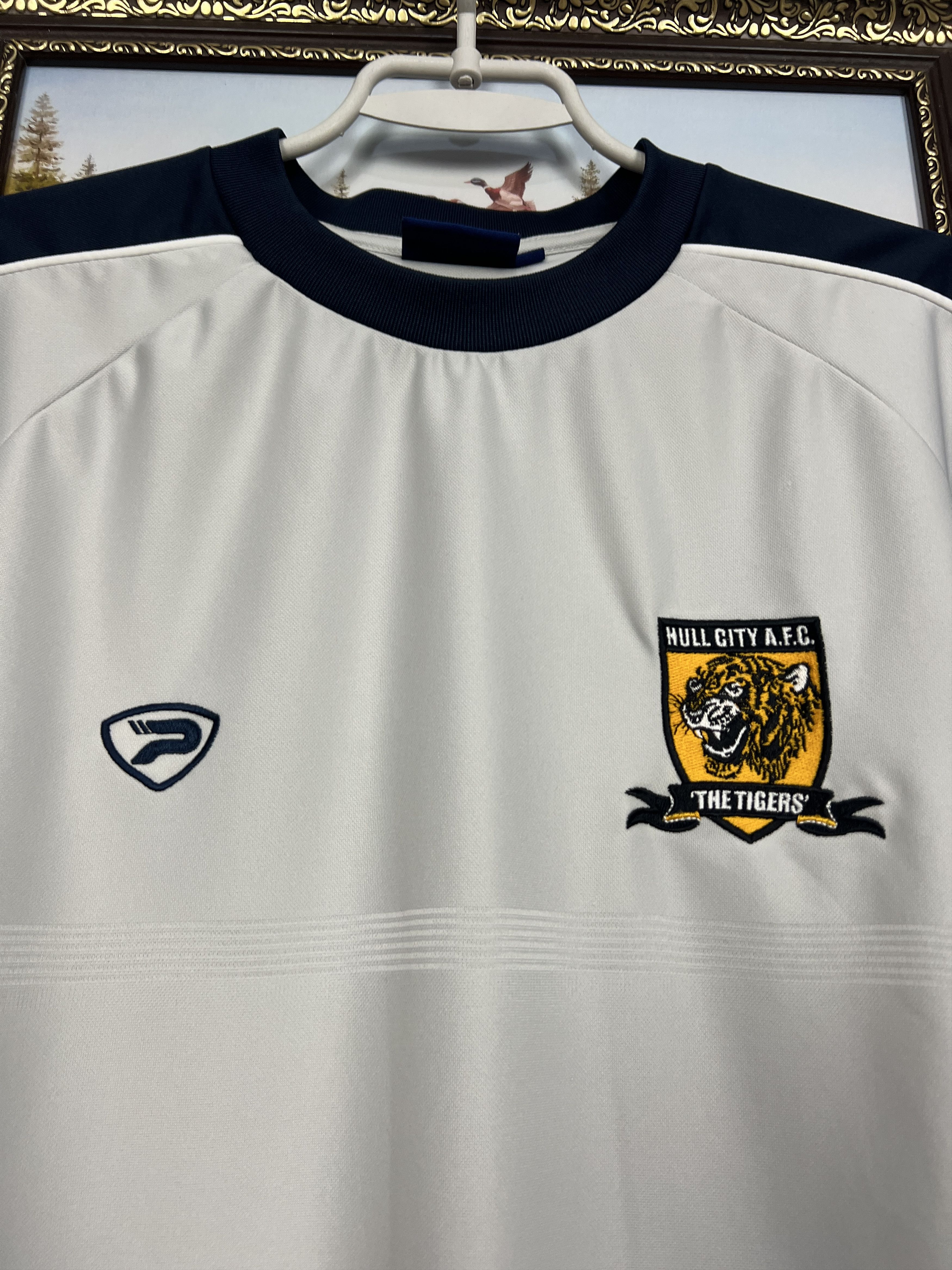 Vintage 2000's Patrick Hull City Football Train Shirt Jersey Trikot Size US L / EU 52-54 / 3 - 3 Thumbnail