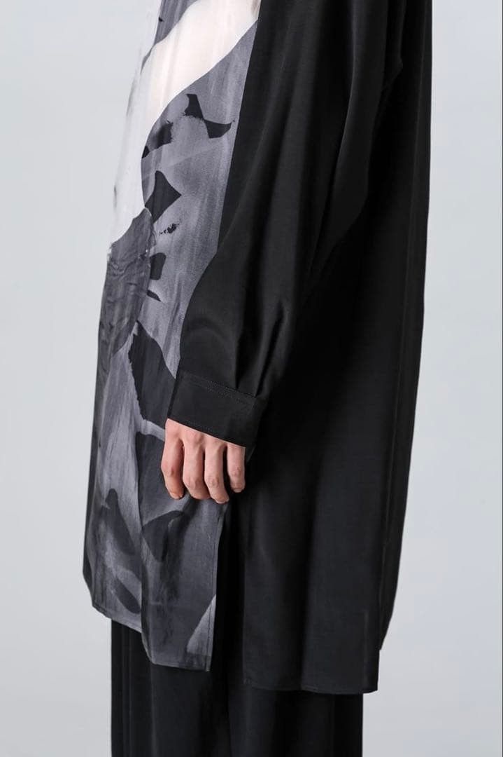 Yohji Yamamoto YOHJI YAMAMOTO POUR HOMME Printed Long Sleeve Shirt Size US L / EU 52-54 / 3 - 15 Thumbnail