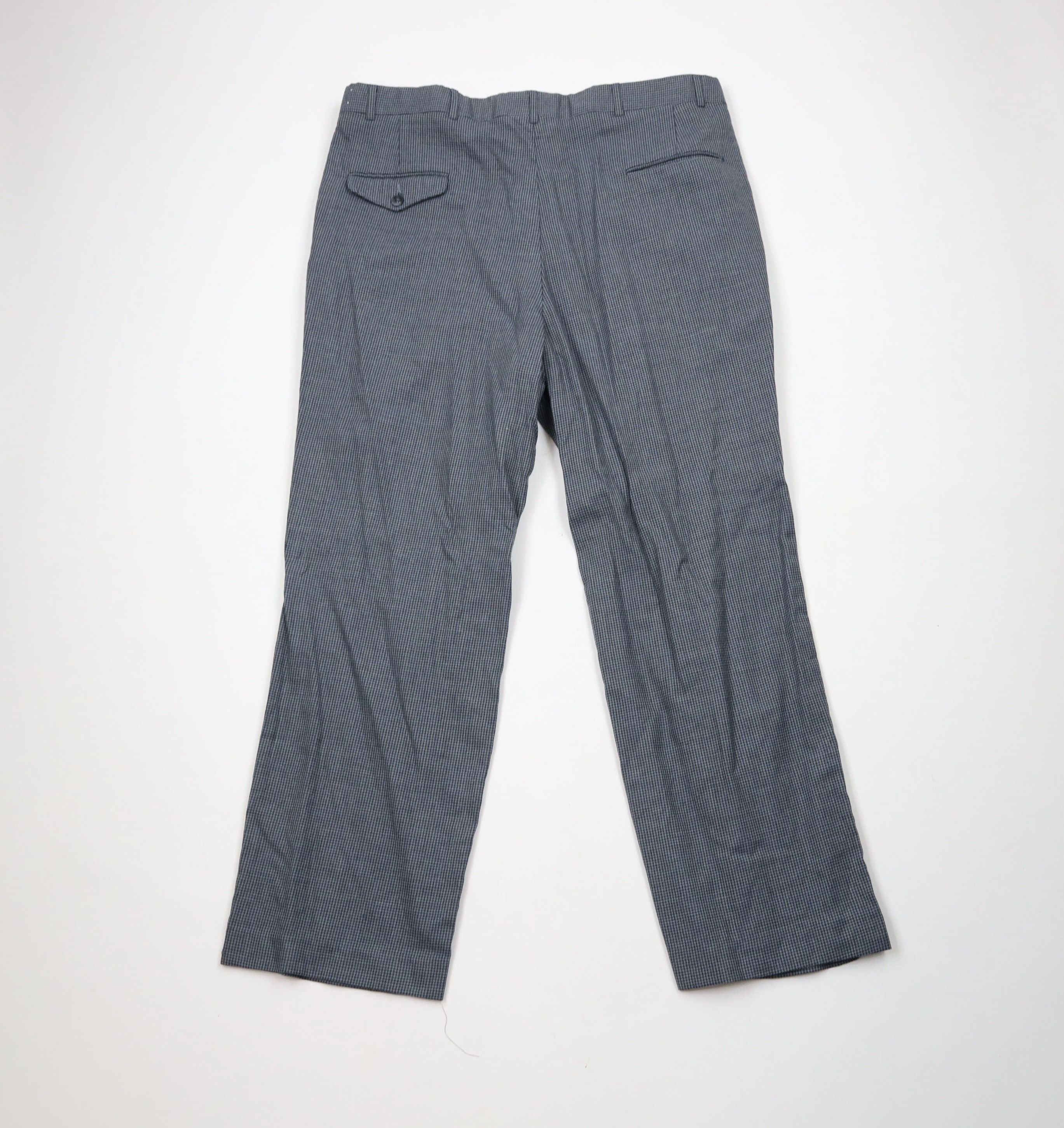 Vintage Vintage 70s Streetwear Wool Houndstooth Wide Leg Pants USA Size US 38 / EU 54 - 10 Thumbnail