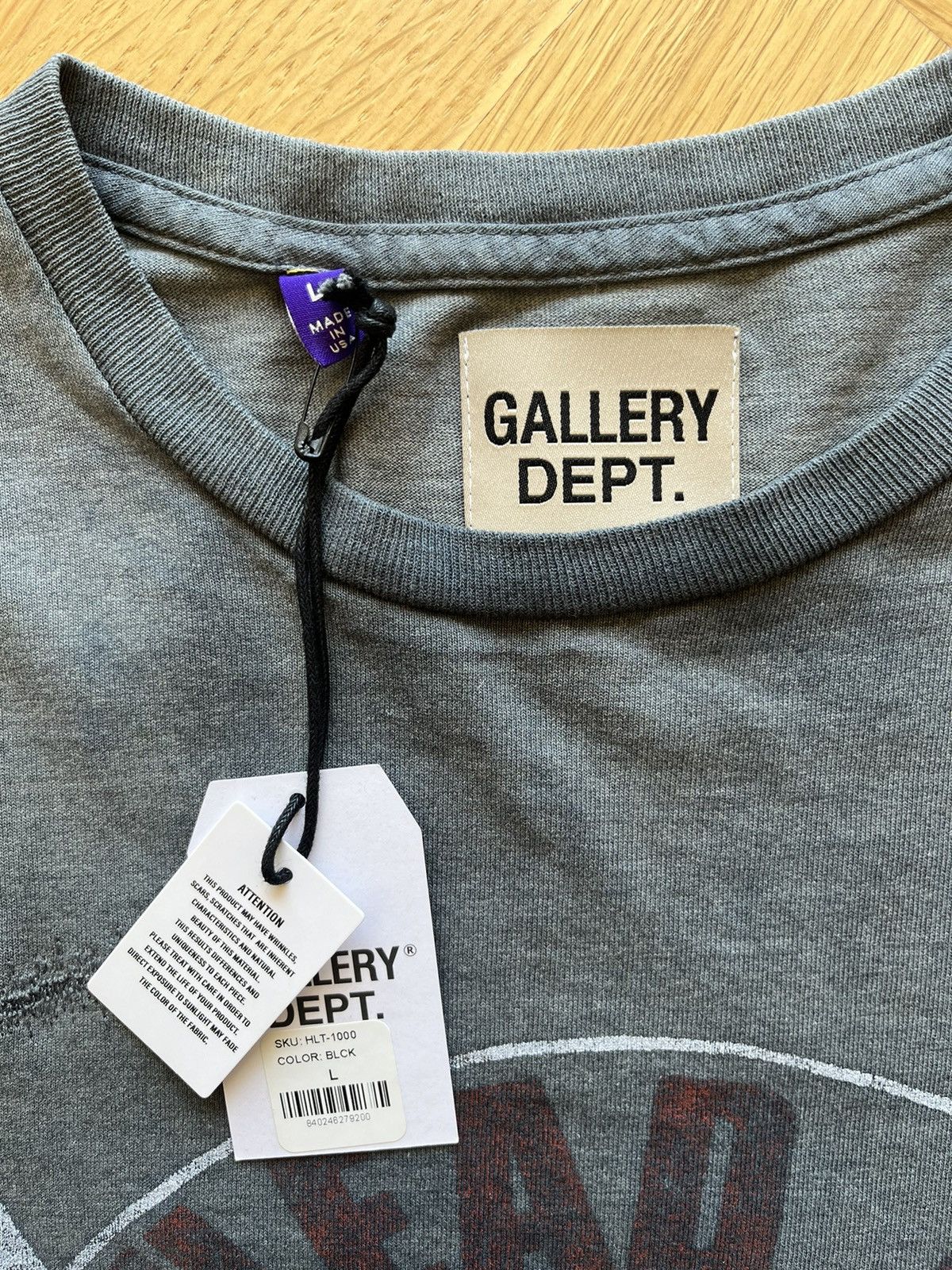 Gallery Dept. Gallery Dept Headline Records Vintage Black Tee Size US L / EU 52-54 / 3 - 3 Thumbnail