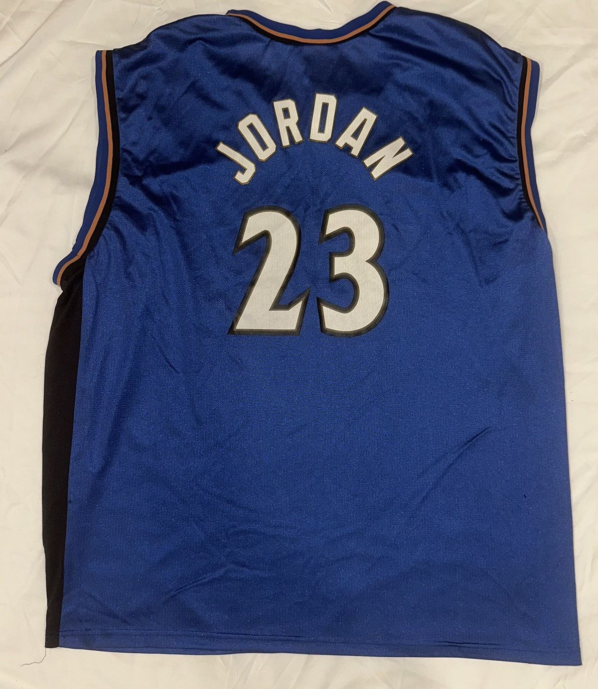 Champion × NBA MICHAEL JORDAN WIZARDS #23 NBA CHAMPION Blue Jersey Sz.XXL Size US XXL / EU 58 / 5 - 4 Thumbnail