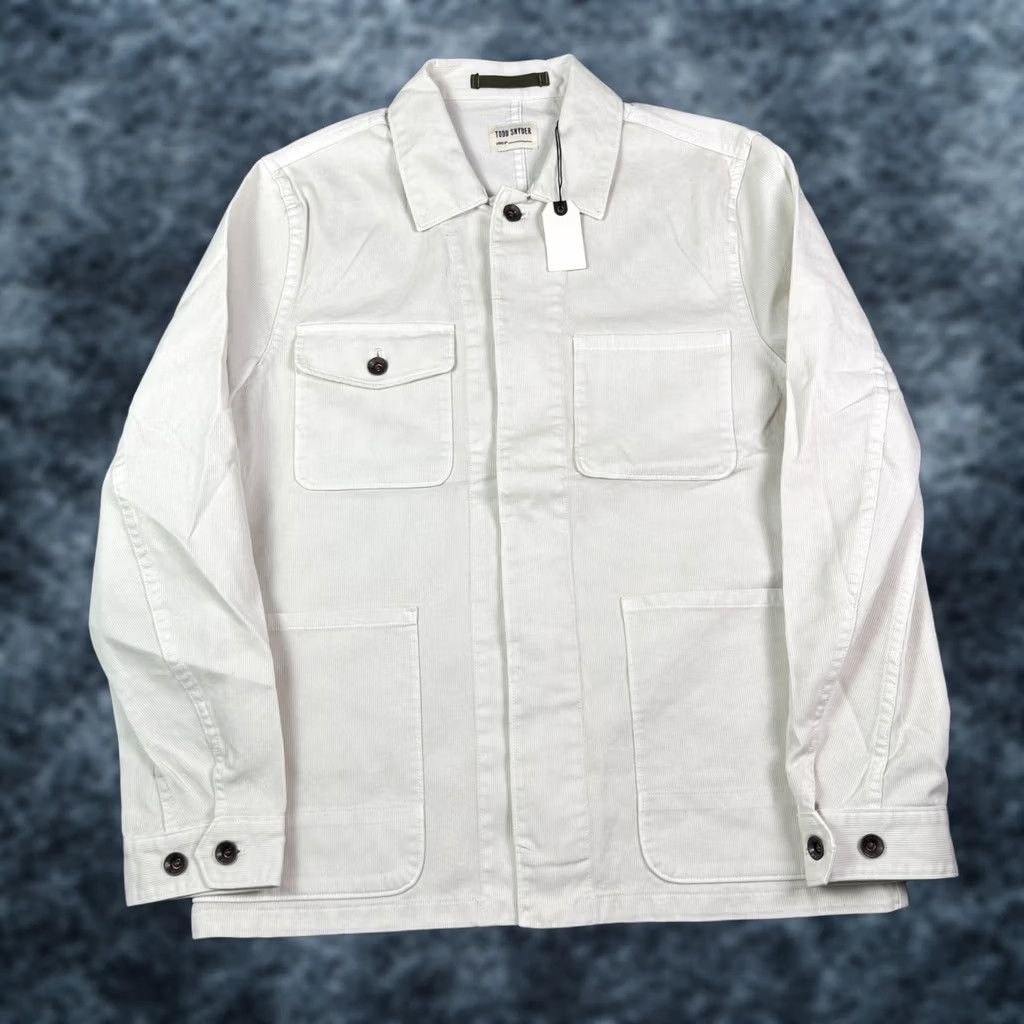 Todd Snyder Todd Snyder Jacket Mens M Beige Corduroy Pockets Work Carpenter Bomber Casual Button NEW Size US M / EU 48-50 / 2 - 1 Thumbnail