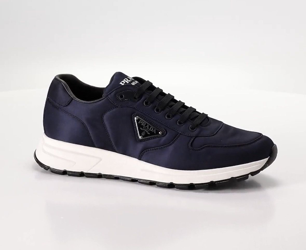 Prada Prada Men's Prax Triangle Logo Nylon Low-Top Sneakers Size US 11 / EU 44 - 4 Thumbnail