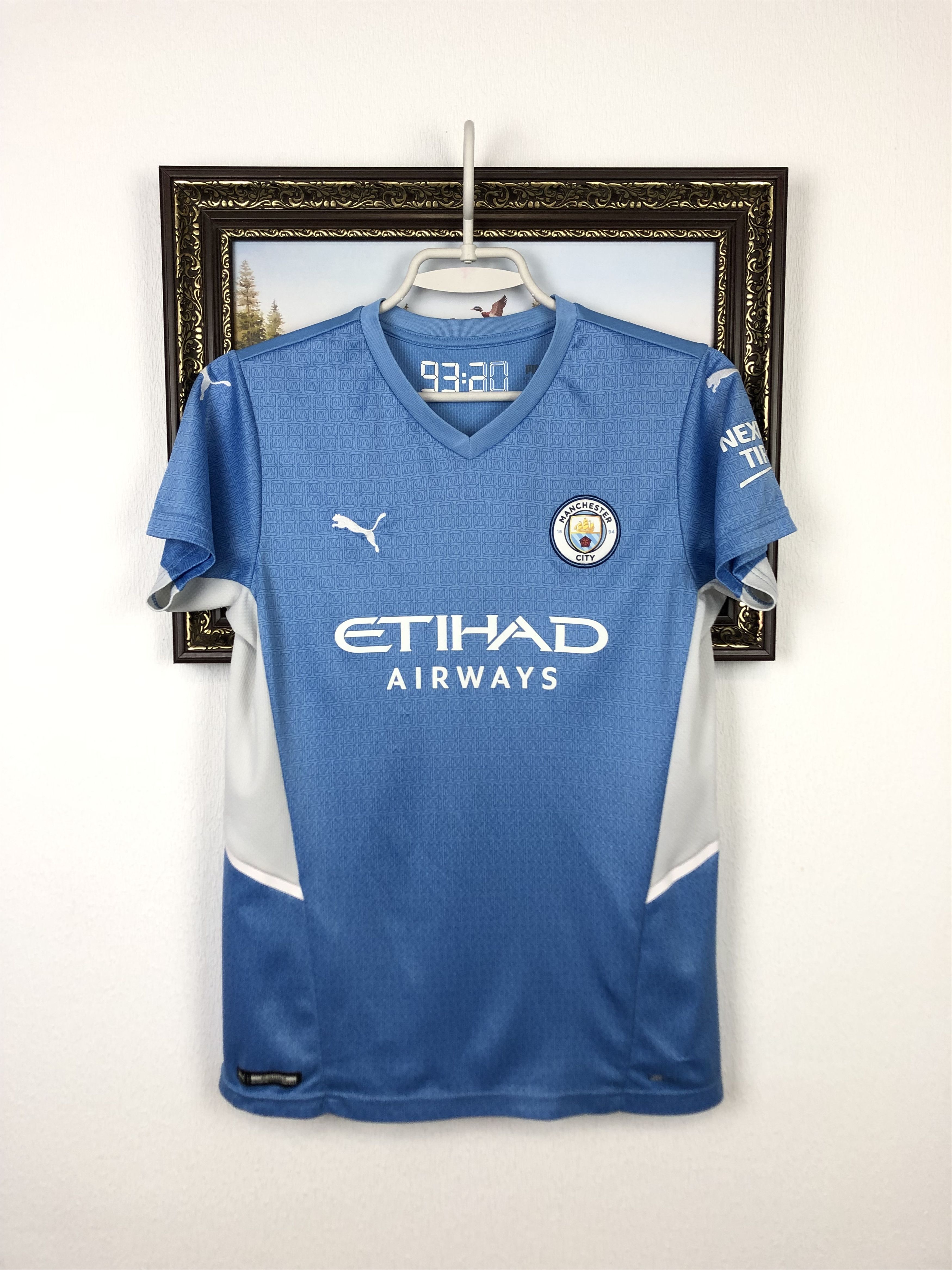 Puma Manchester City football shirt 2021 Soccer Jacket Tee Hype Size US S / EU 44-46 / 1 - 1 Thumbnail