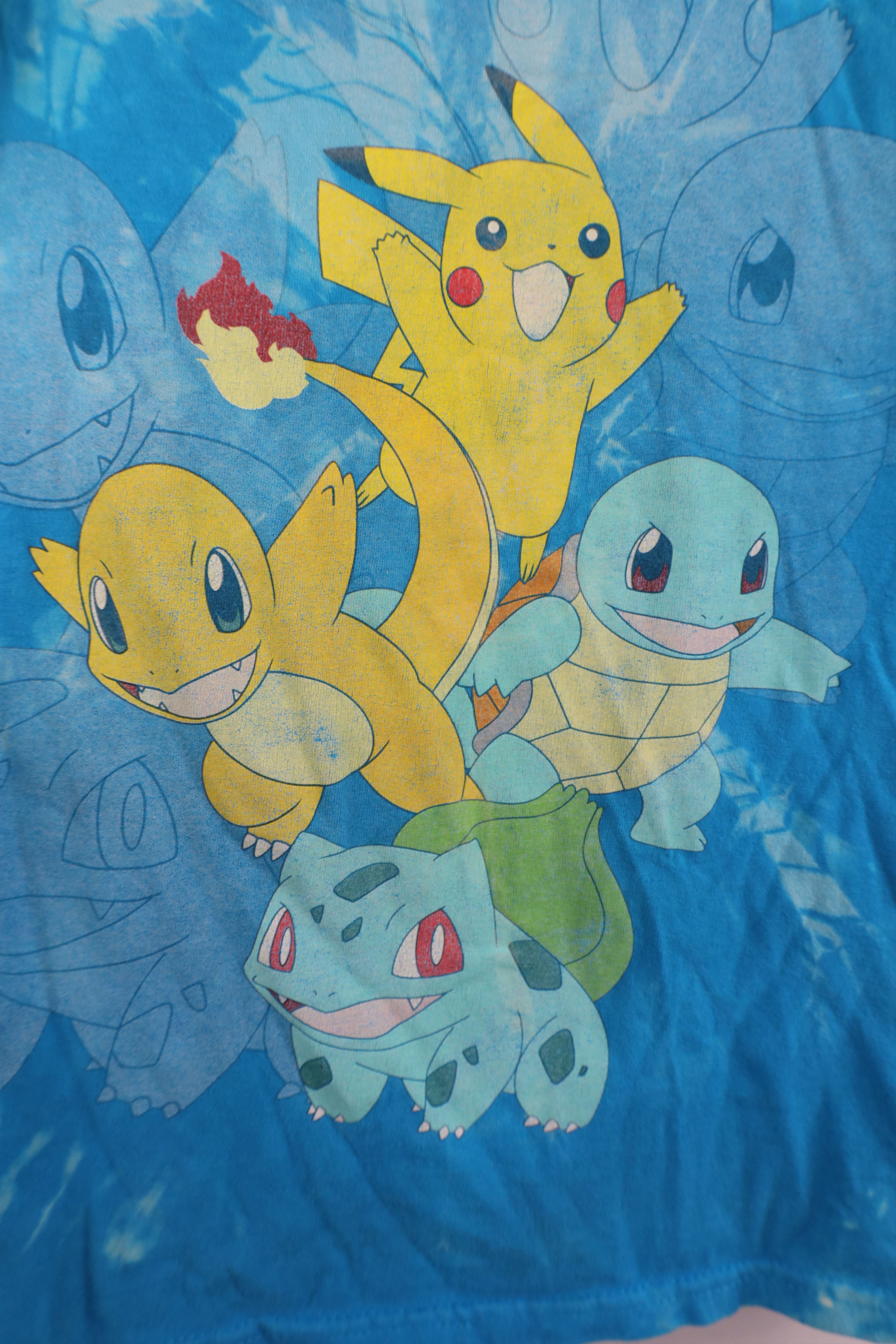 Vintage Vintage Y2K Wash Pokemon Pikachu Squirtle Charmander T-Shirt Size S / US 4 / IT 40 - 5 Thumbnail