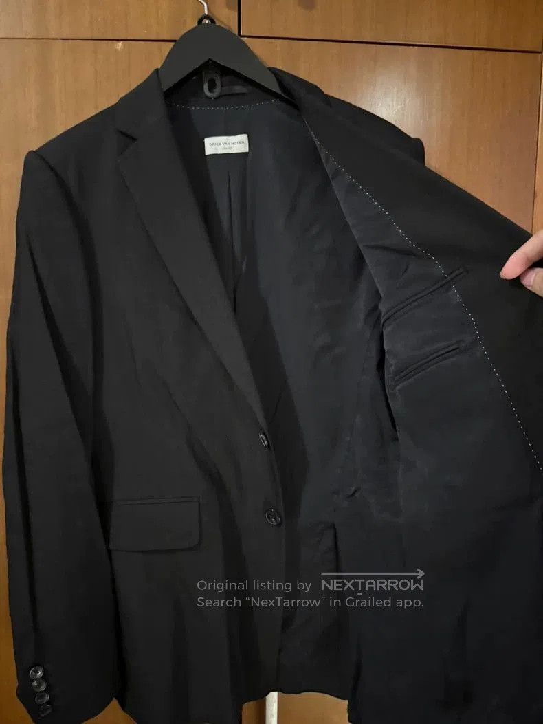 Dries Van Noten Dries Van Noten Black Men's Blazer. Size US L / EU 52-54 / 3 - 3 Thumbnail