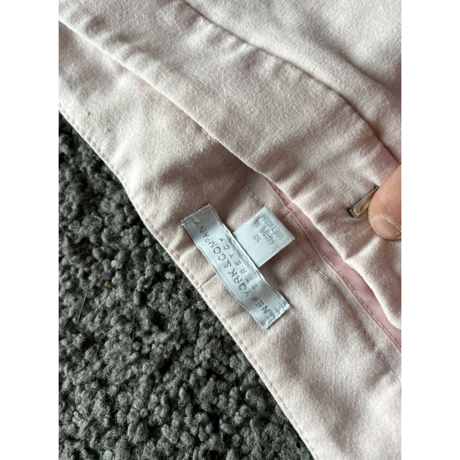 Avenue New York & Company Women Stretch Pants Size 14 Pink Dress Pants Trousers Size 36" / US 14 / IT 50 - 5 Thumbnail