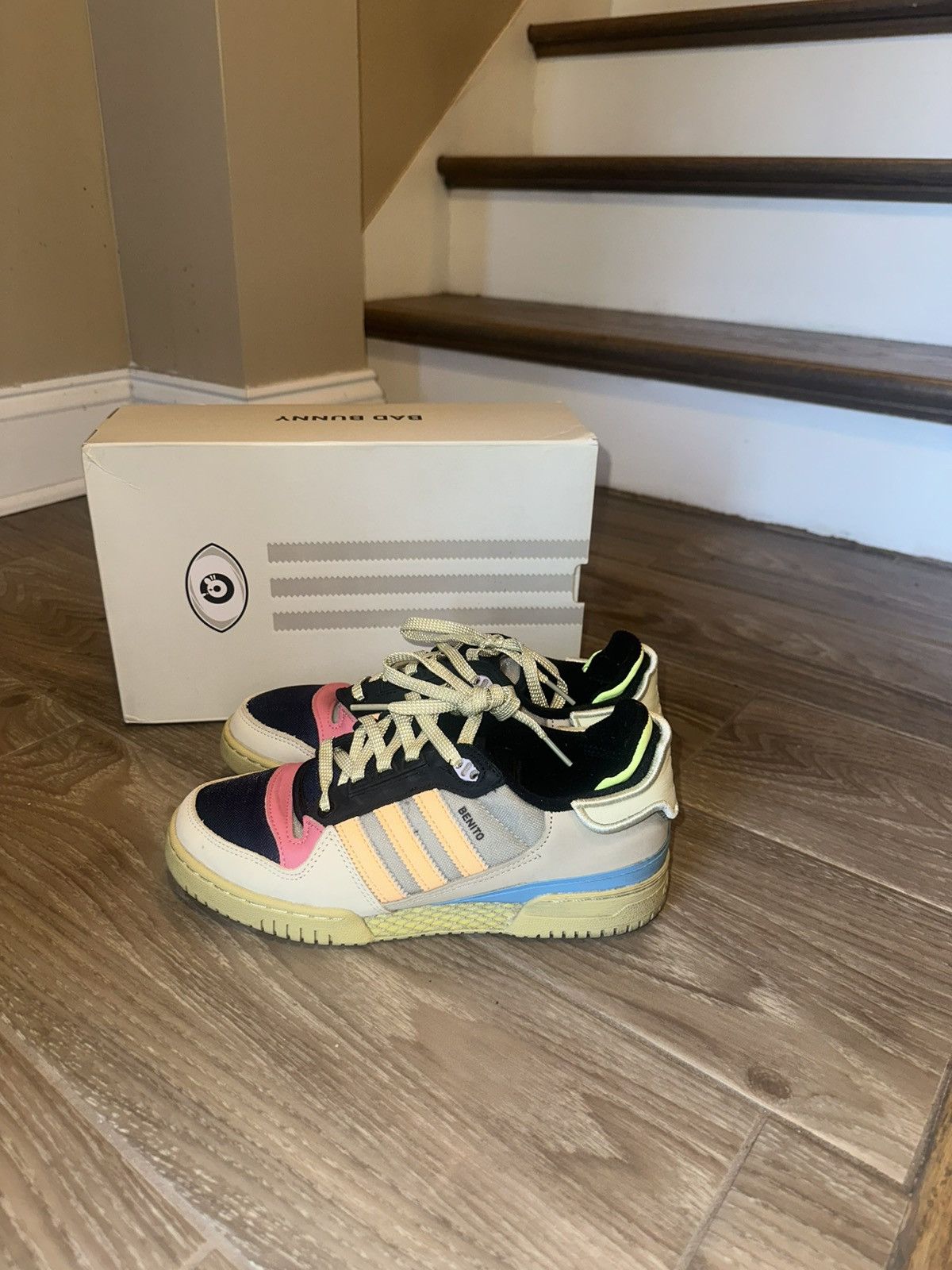 Adidas Bad Bunny x Adidas Forum Powerphase | Grailed