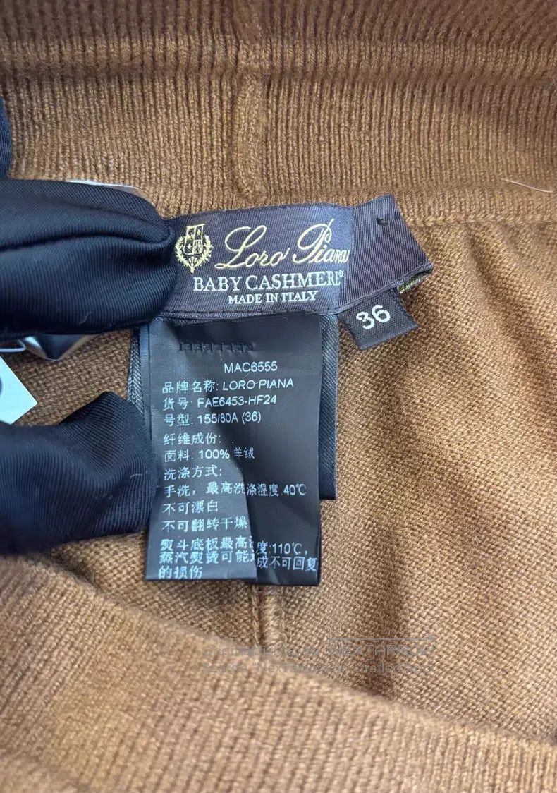 Loro Piana Loro Piana Brown cashmere casual pants Size 24" / US 00 / IT 34 - 4 Thumbnail