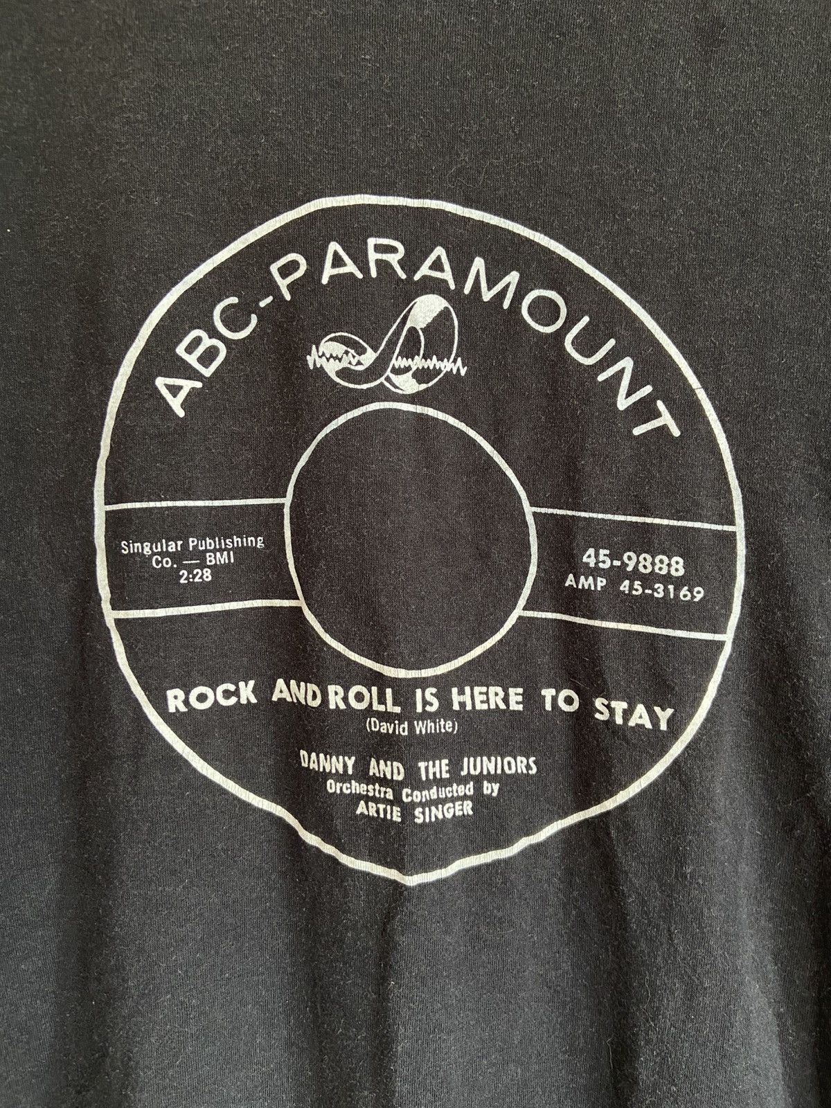 Band Tees 80s ABC Paramount Danny And The Juniors Vinyl Tshirt Size US L / EU 52-54 / 3 - 2 Thumbnail