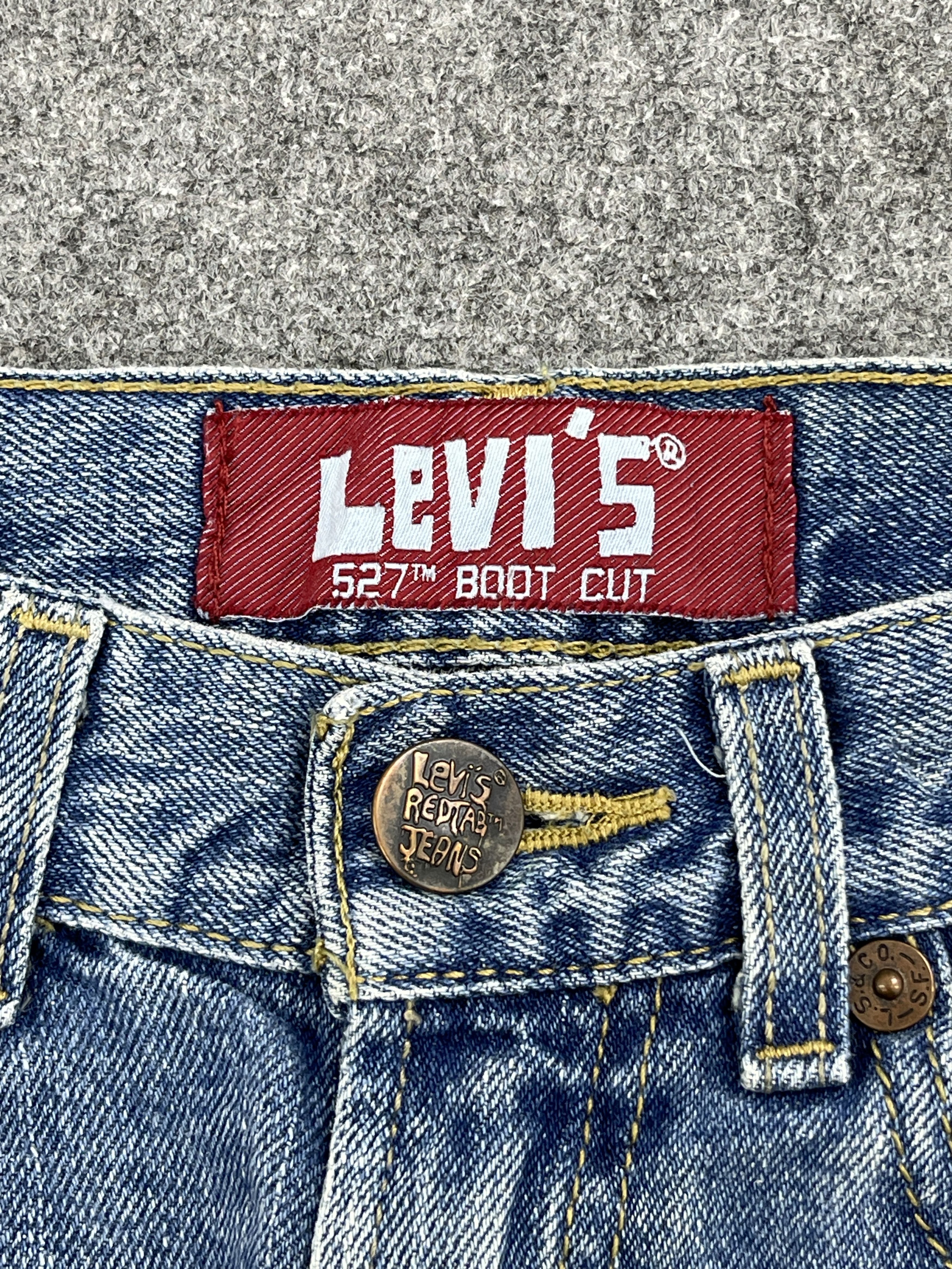 Levi's Vintage Levis 527 Flare Bootcut Jeans DP2566 Size US 26 / EU 42 - 9 Thumbnail