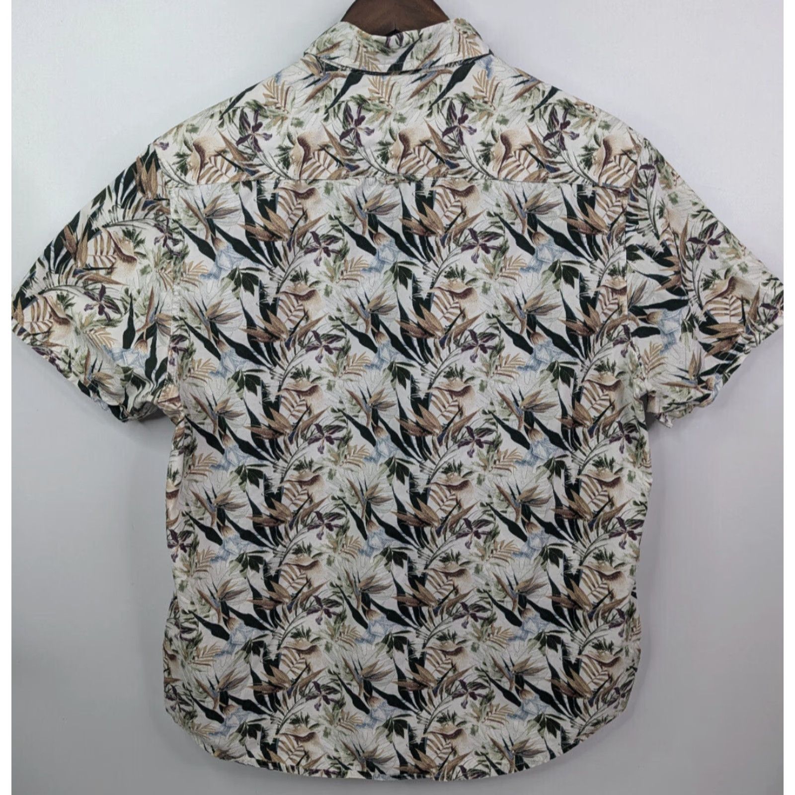 Denime Denim & Flower Ricky Singh Tropical Print Slim Fit Short Sleeve Shirt Mens Large Size US L / EU 52-54 / 3 - 3 Thumbnail