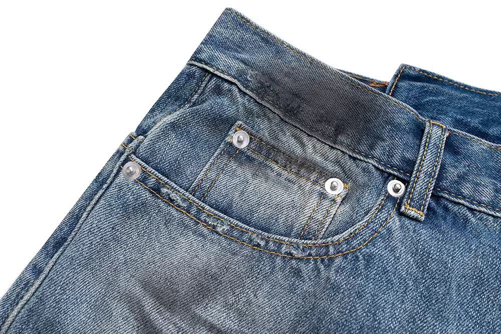 Other Washed Dirty High Street Ripped Distressed Baggy Jeans Size US 32 / EU 48 - 6 Thumbnail