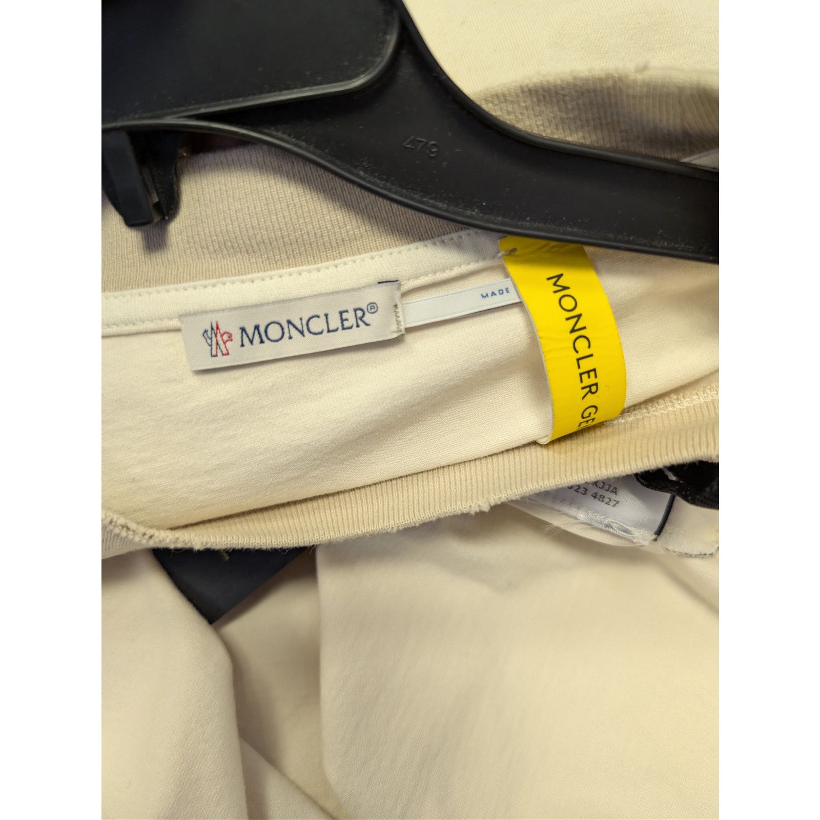 Moncler × Palm Angels o1rshd1 Short Sleeve T-Shirt in White Size US L / EU 52-54 / 3 - 23 Thumbnail