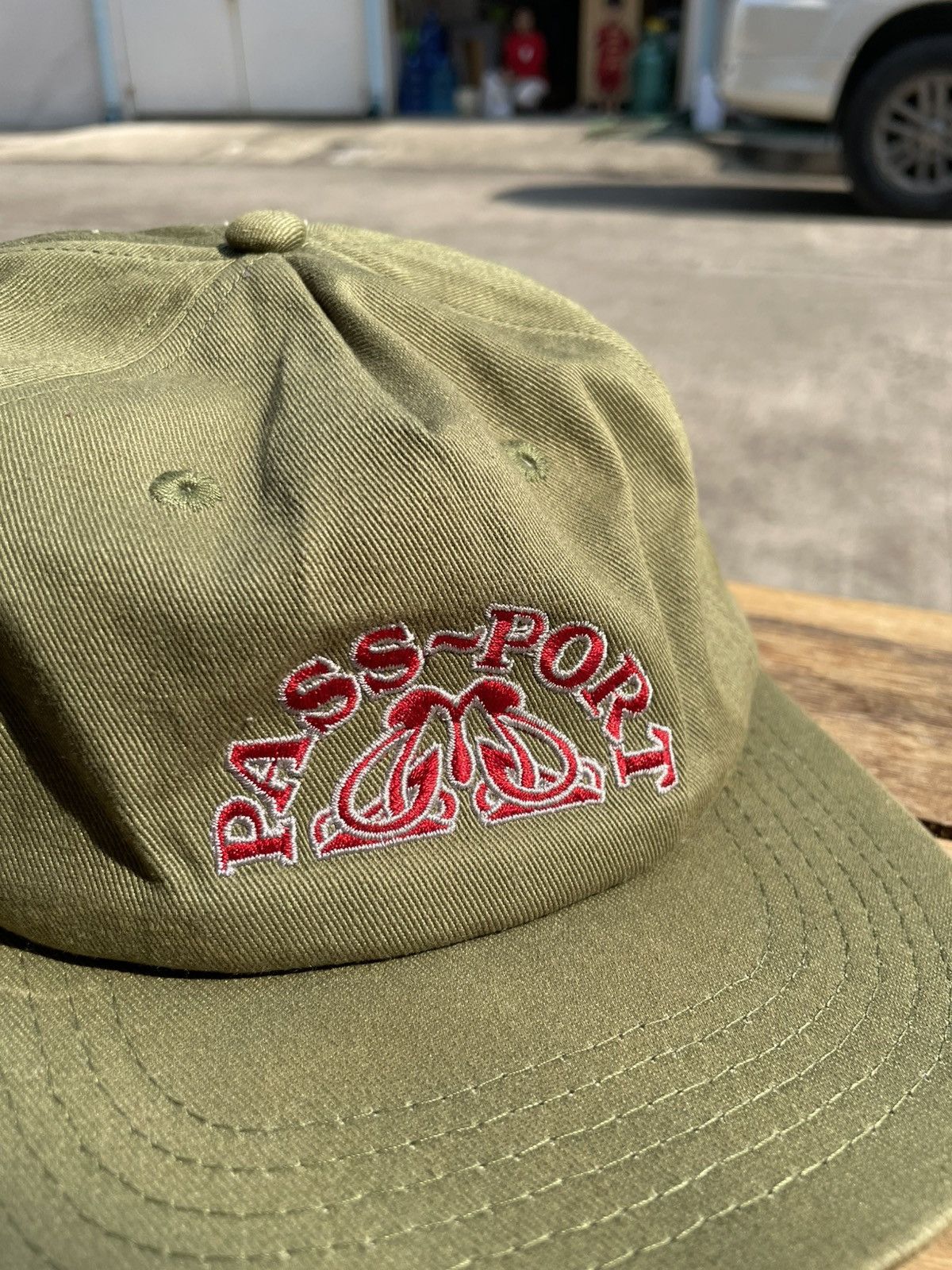 Passport Passport hat crystal 5 panel olive Size ONE SIZE - 2 Thumbnail