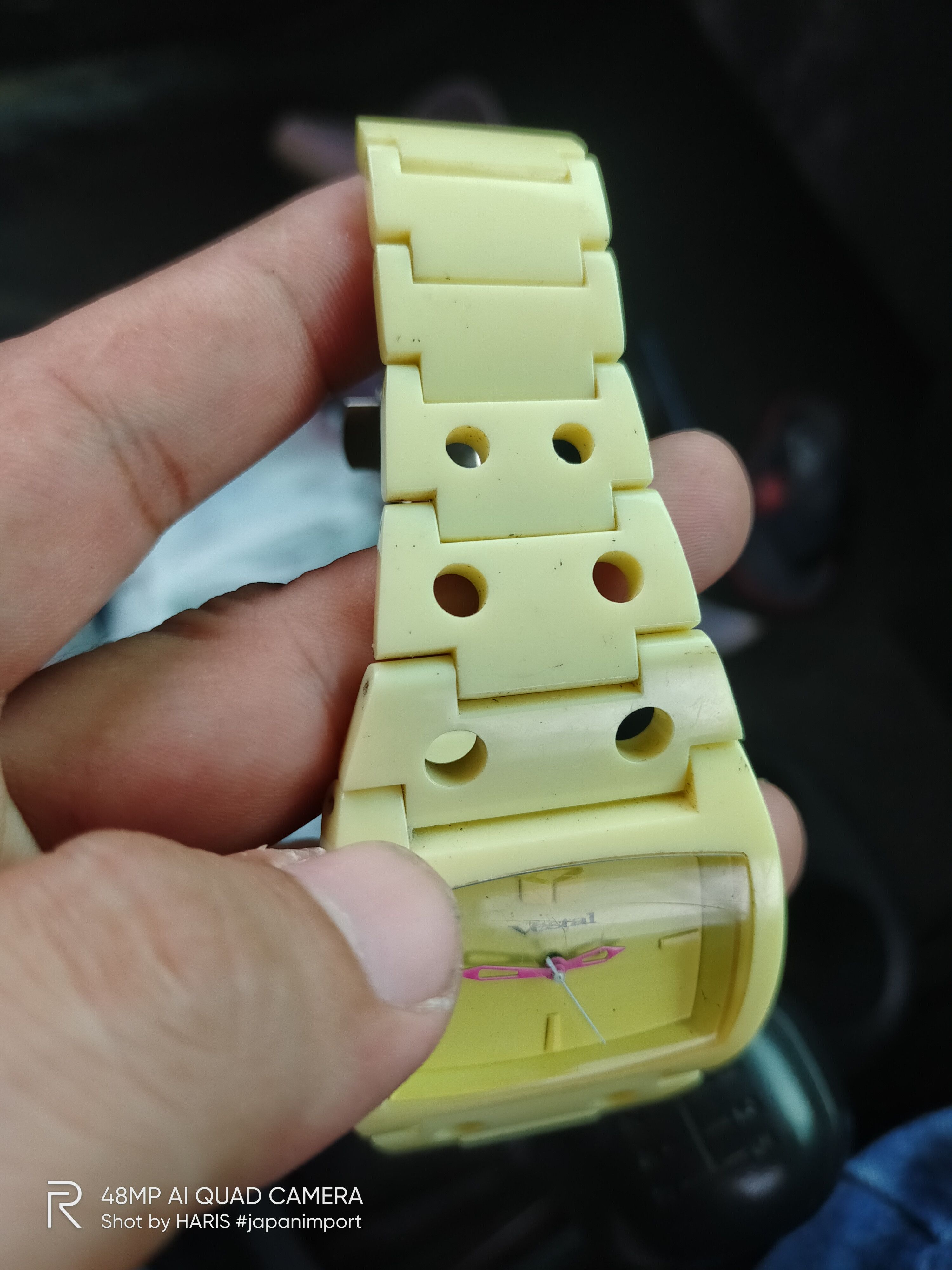 Japanese Brand VESTAL 💥 Vintage Watch FULL YELLOW (Japan Engine) Size ONE SIZE - 3 Thumbnail