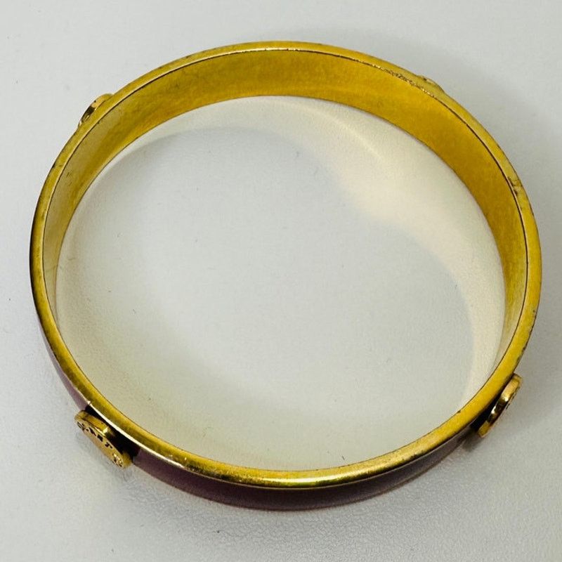 Victoria's Secret Victoria's Secret Purple & Gold Bangle Monogram Bracelet Size ONE SIZE - 4 Thumbnail