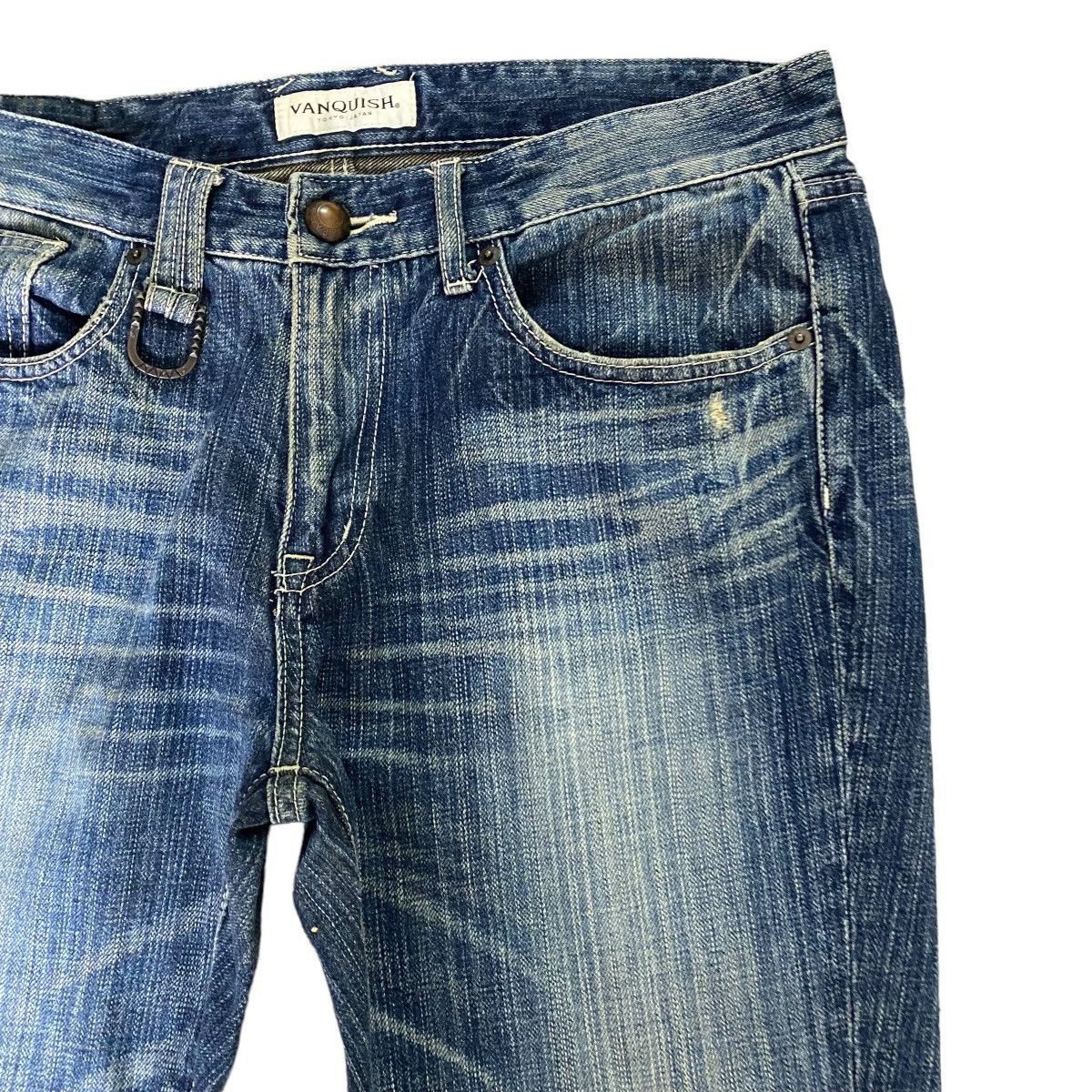 Vanquish VANQUISH Distressed Denim Jeans Size US 33 - 5 Thumbnail