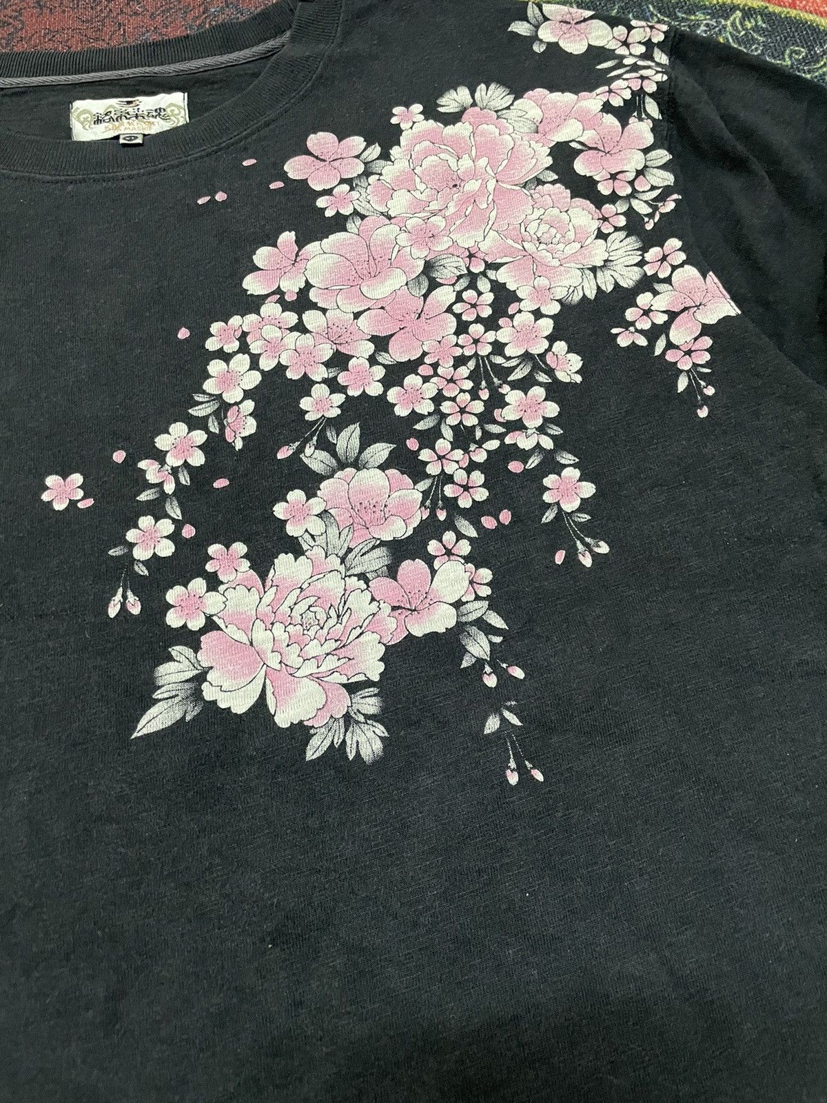Japanese Brand Vintage Japanese Brand Karakuri Tamashii Sukajan Tee Shirt Size US L / EU 52-54 / 3 - 6 Thumbnail