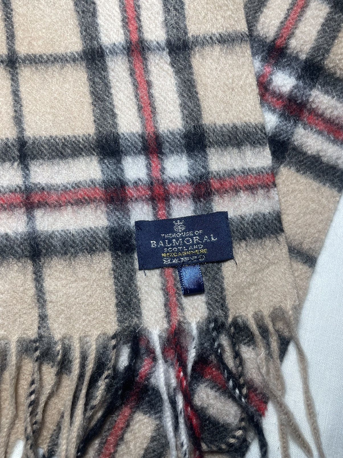 Vintage The house of balmoral tartan cashmere scarf Size ONE SIZE - 7 Thumbnail