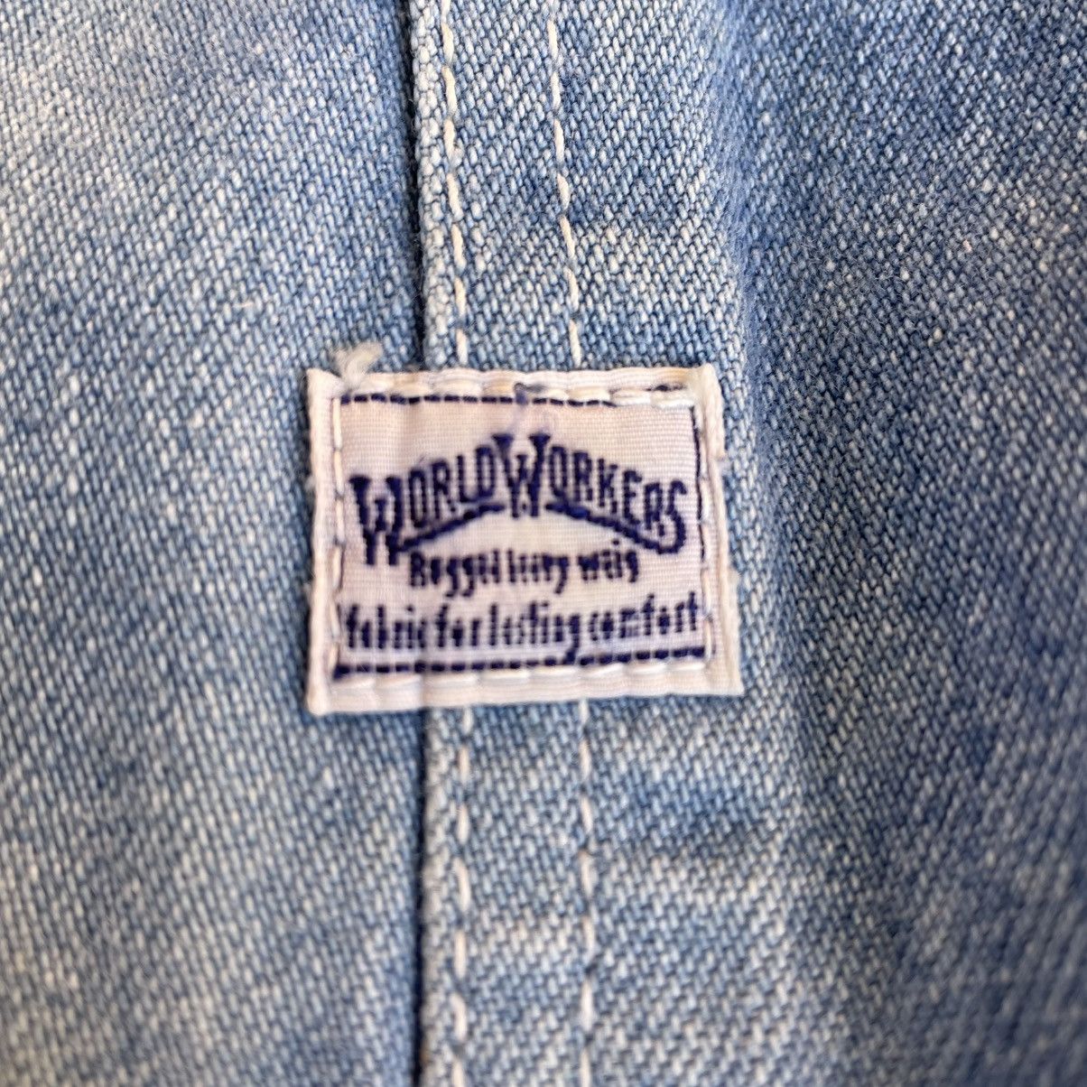 Big John 🔥Vintage Big John Overall Jumsuits Workers Wear Denim Jeans Size US 36 / EU 52 - 14 Thumbnail