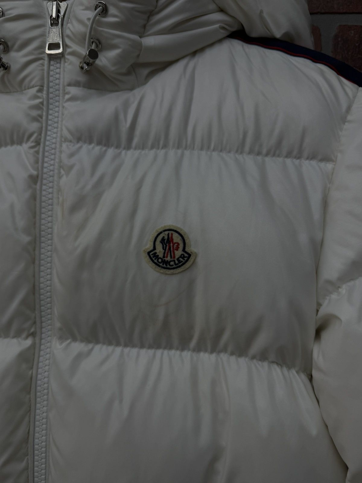 Moncler Size M/2 - Moncler Dincer Giubbotto Puffer White Size US M / EU 48-50 / 2 - 5 Thumbnail