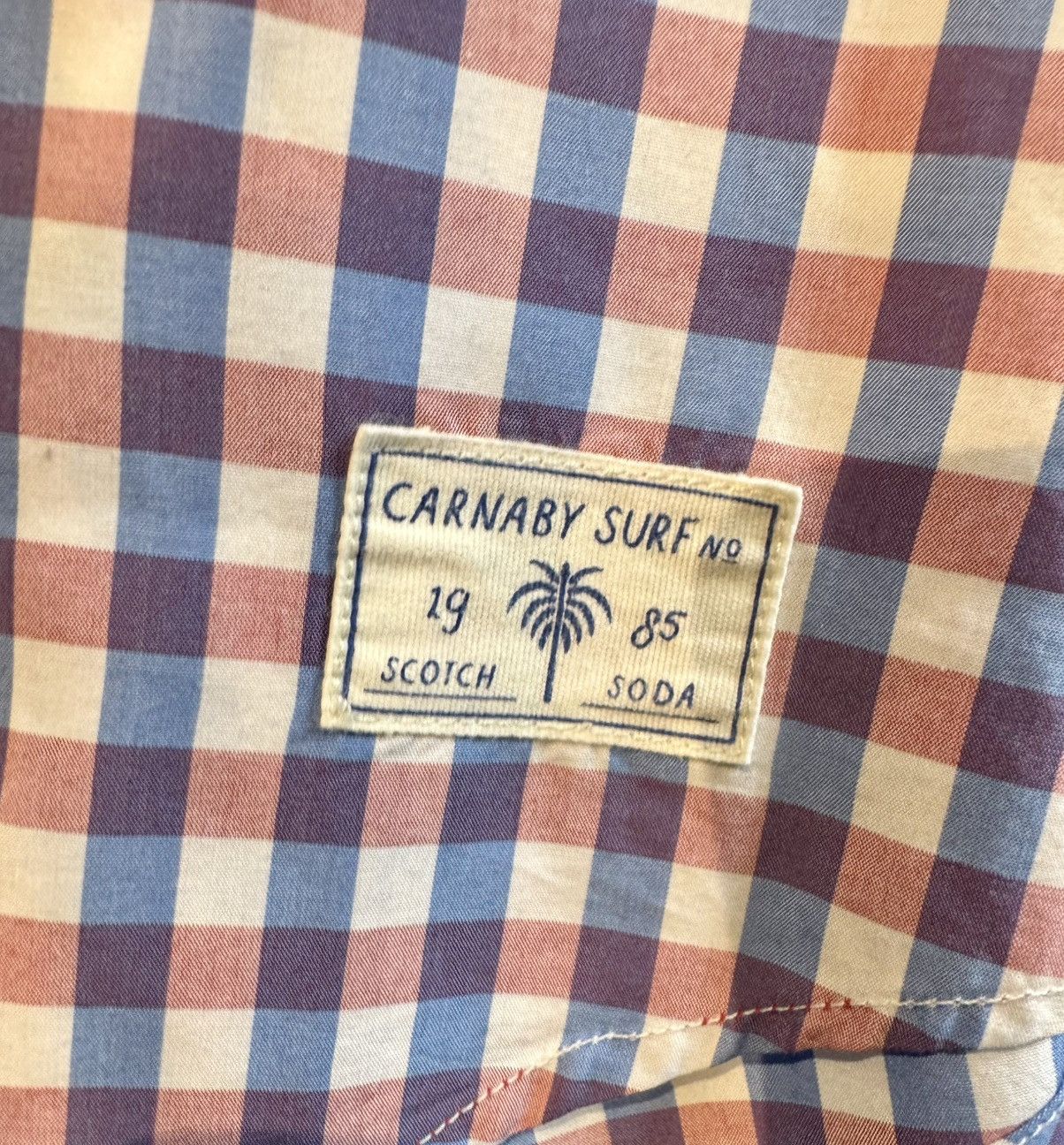 Scotch & Soda Scotch and Soda Checkered Shirt Size US S / EU 44-46 / 1 - 8 Thumbnail