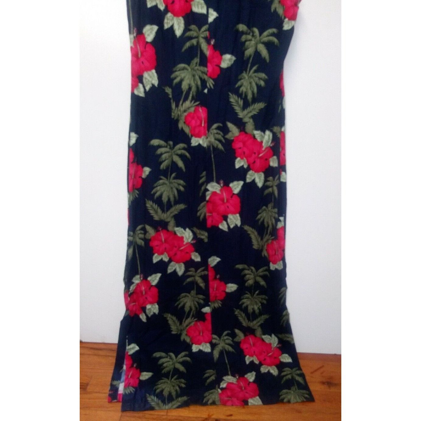 Caribbean Hawaiian Maxi Dress Women's Size S Floral Island Sleeveless Size S / US 4 / IT 40 - 8 Thumbnail