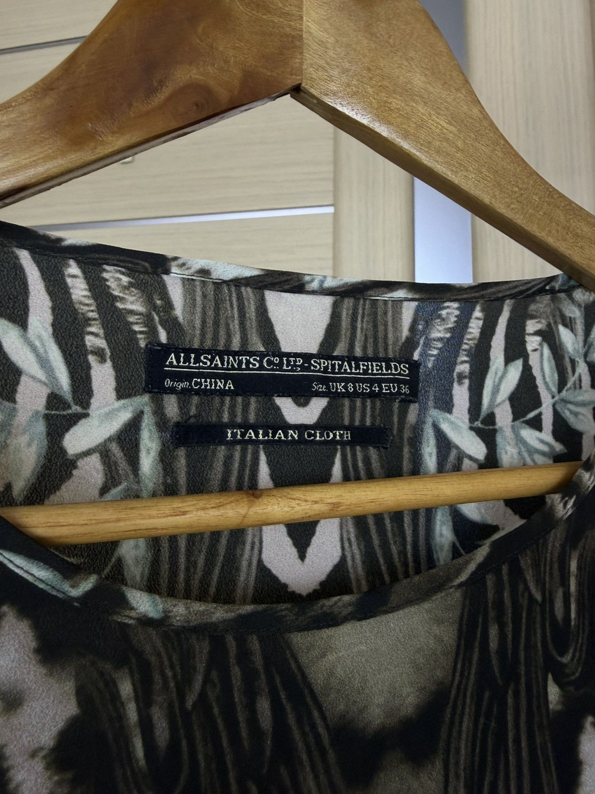 Allsaints Allsaints Spitalfields Blouse Zebra Tee Jungle Print Size XS / US 0-2 / IT 36-38 - 8 Thumbnail