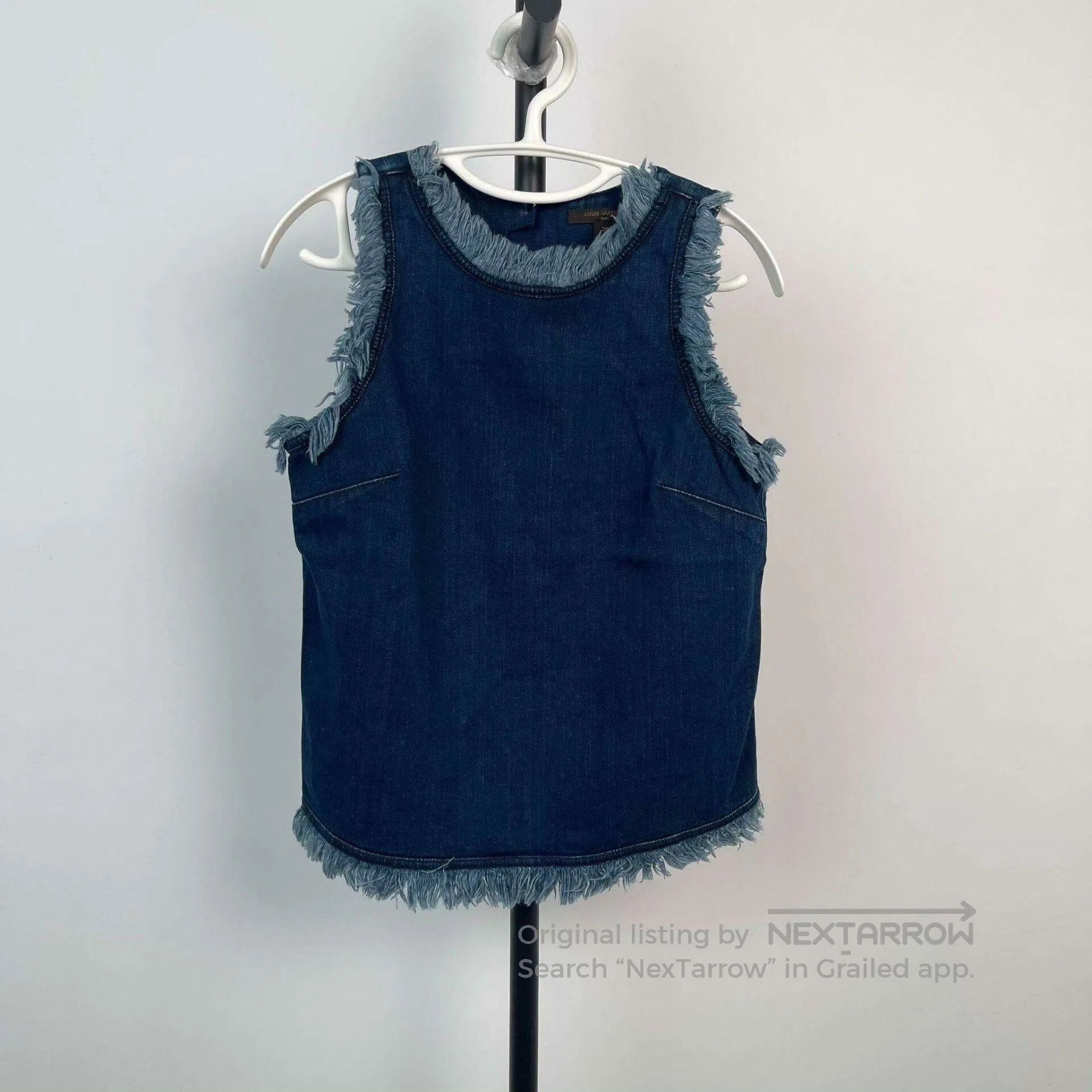 Louis Vuitton LV Denim Sleeveless Vest. Size XS / US 0-2 / IT 36-38 - 2 Thumbnail