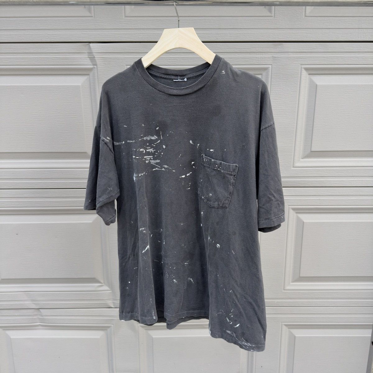 Vintage Thrashed Faded Stained Painted Grunge Shirt ERD Chrome Size US XL / EU 56 / 4 - 6 Thumbnail