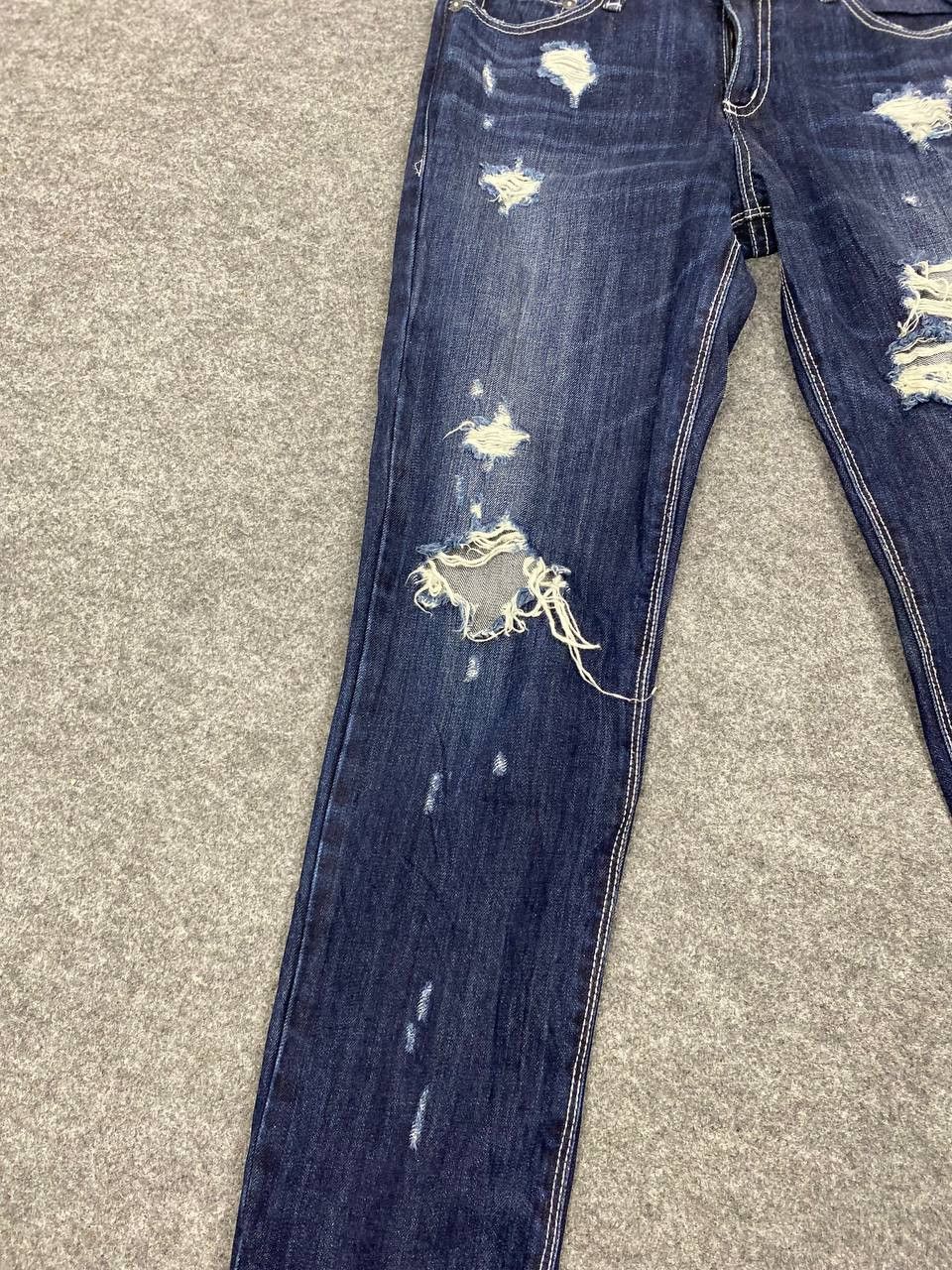 Japanese Brand japanese brands distressed denim nice design Size 30" / US 8 / IT 44 - 7 Thumbnail