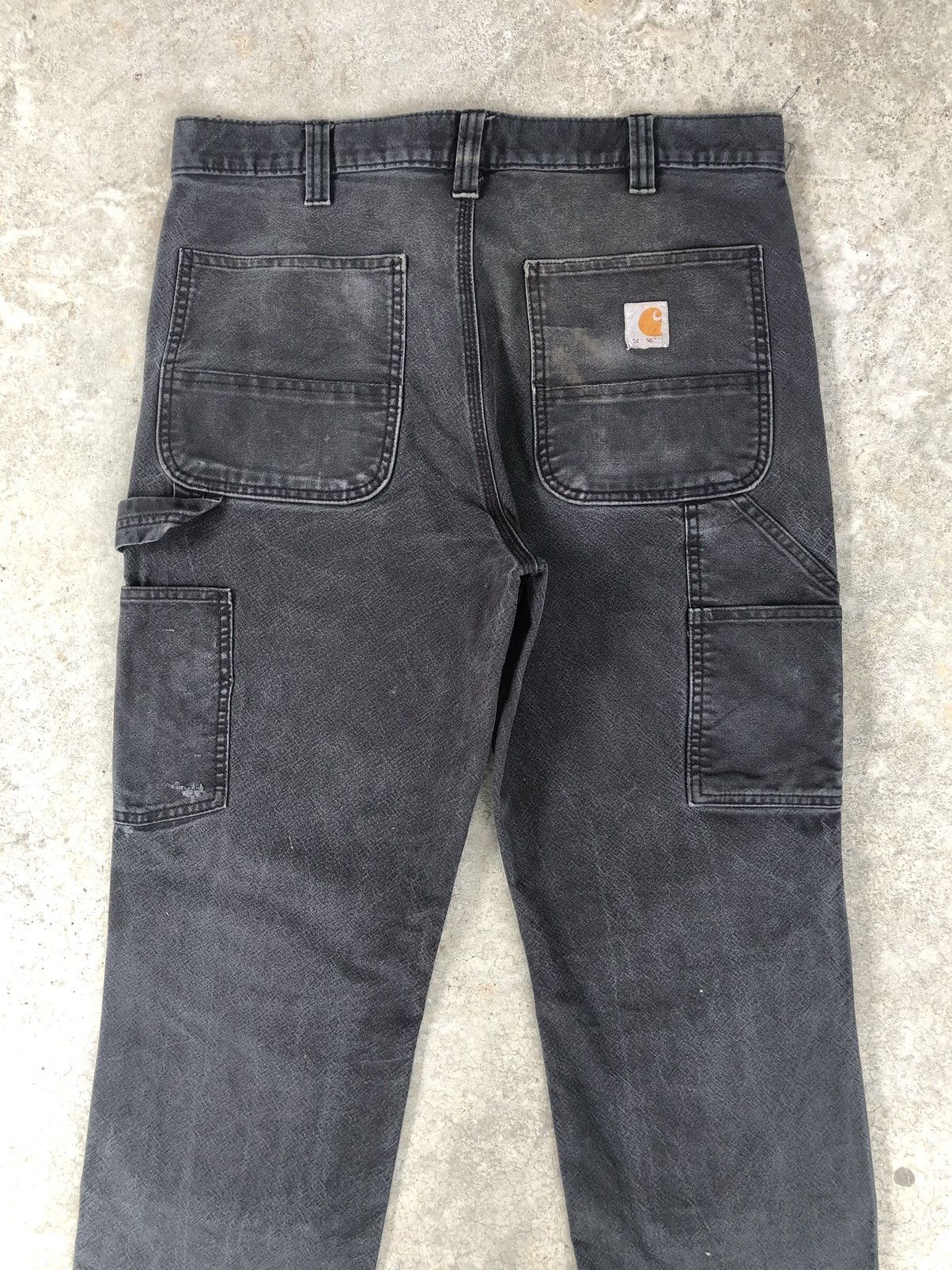Lil Yachty Vintage Carhartt Double Knee Distressed Jeans Size US 34 / EU 50 - 8 Thumbnail