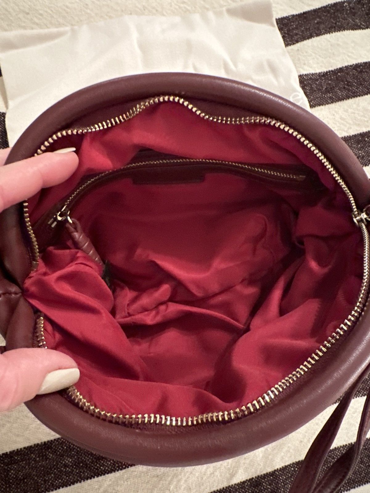 Elizabeth and James Elizabeth and James Burgundy Leather Bag Size ONE SIZE - 6 Thumbnail