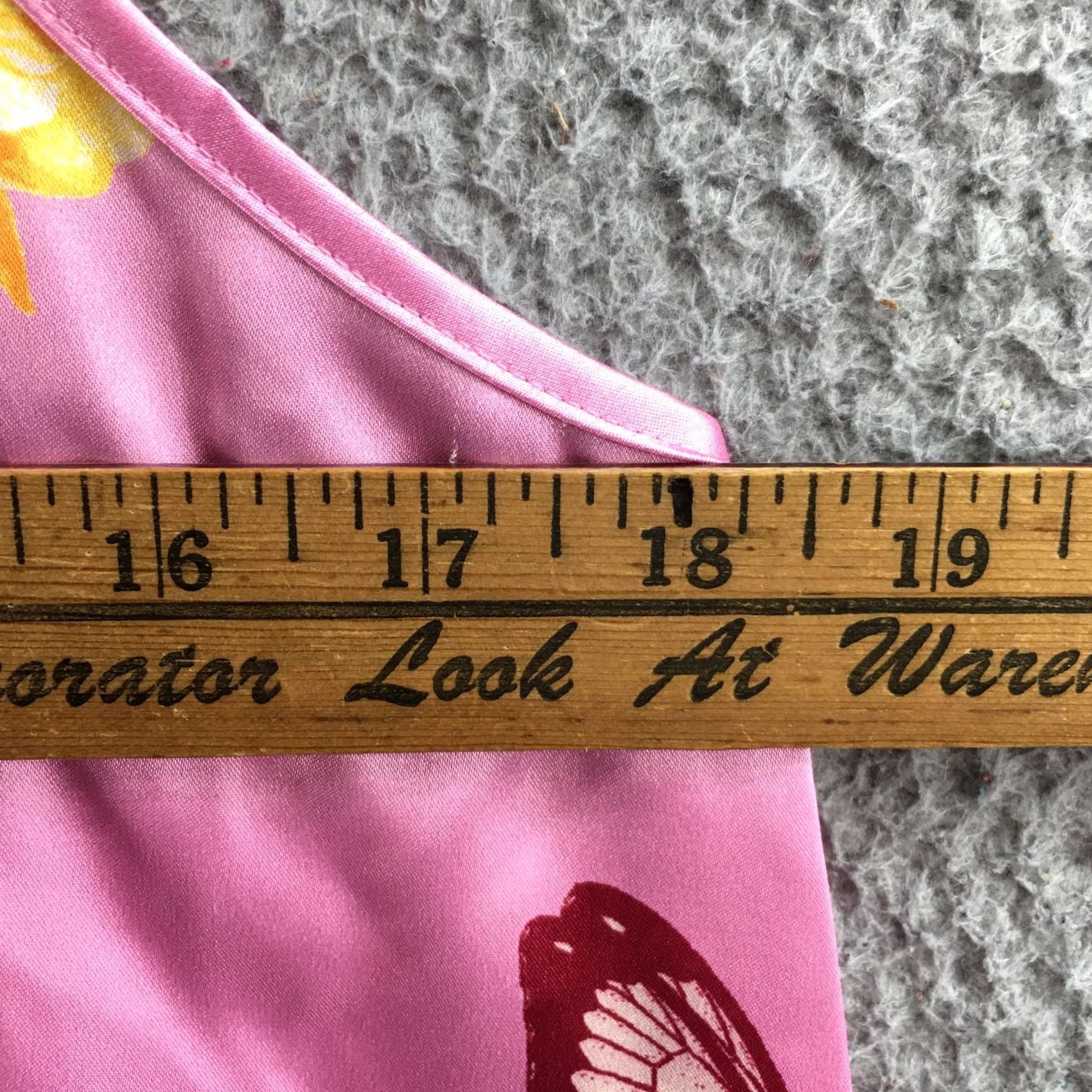 Victoria's Secret Victoria’s Secret Tank Top Women Medium Pink Floral Butterfly Racerback Satin Size M / US 6-8 / IT 42-44 - 5 Thumbnail