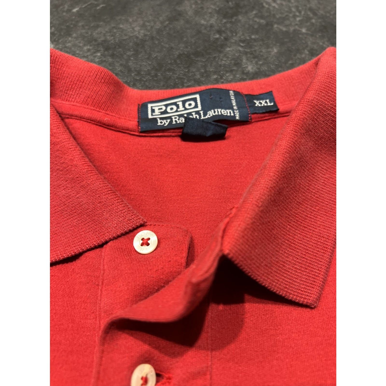 Polo Ralph Lauren Ralph Lauren Polo Shirt Mens 2XL Red Long Sleeve 100% Cotton Polo Club Logo Shirt Mens Long Sleeve Red 2XL Polo Ralph Lauren Size US XXL / EU 58 / 5 - 5 Thumbnail