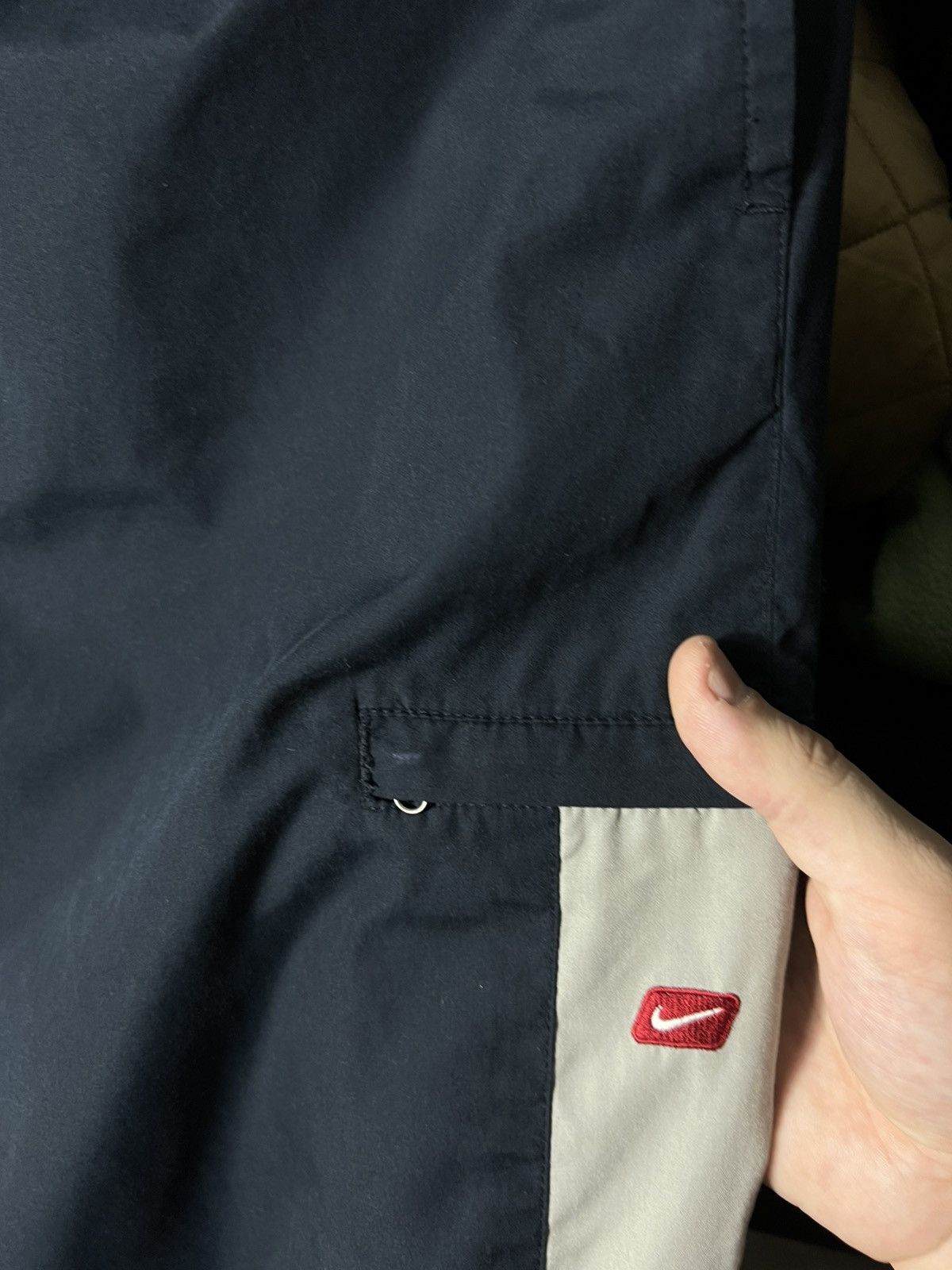 Nike 🔥 Nike Vintage Y2K Track Pants Wide Fit – Navy – Size L Size US 34 / EU 50 - 8 Thumbnail