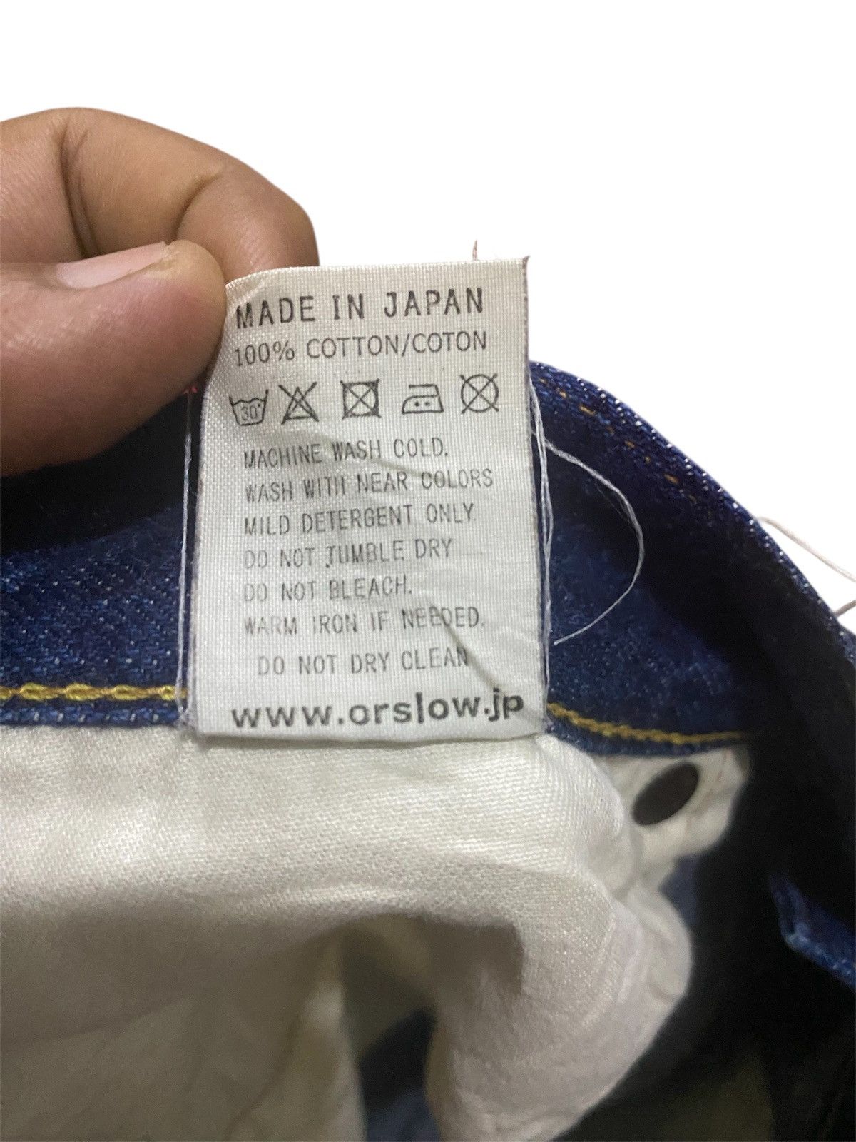 Orslow Or Slow Beams Boy Japan Denim Selvedge Size US 28 / EU 44 - 7 Thumbnail