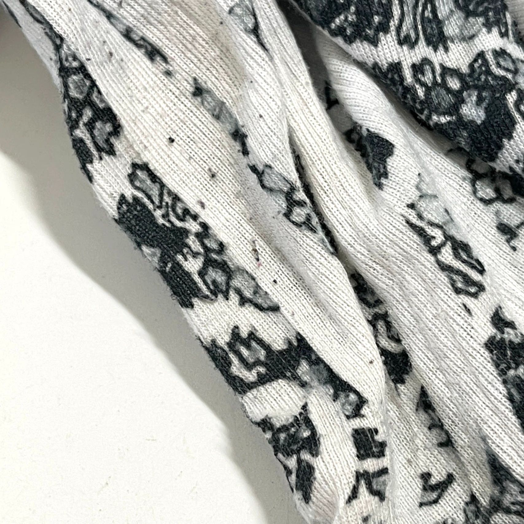 Vintage Style&co Blouse Women M Gray Beaded Paisley Henley 3/4 Sleeve Boho Grunge Y2K Rock Hippie Casual Shirt Womens Size M / US 6-8 / IT 42-44 - 8 Thumbnail