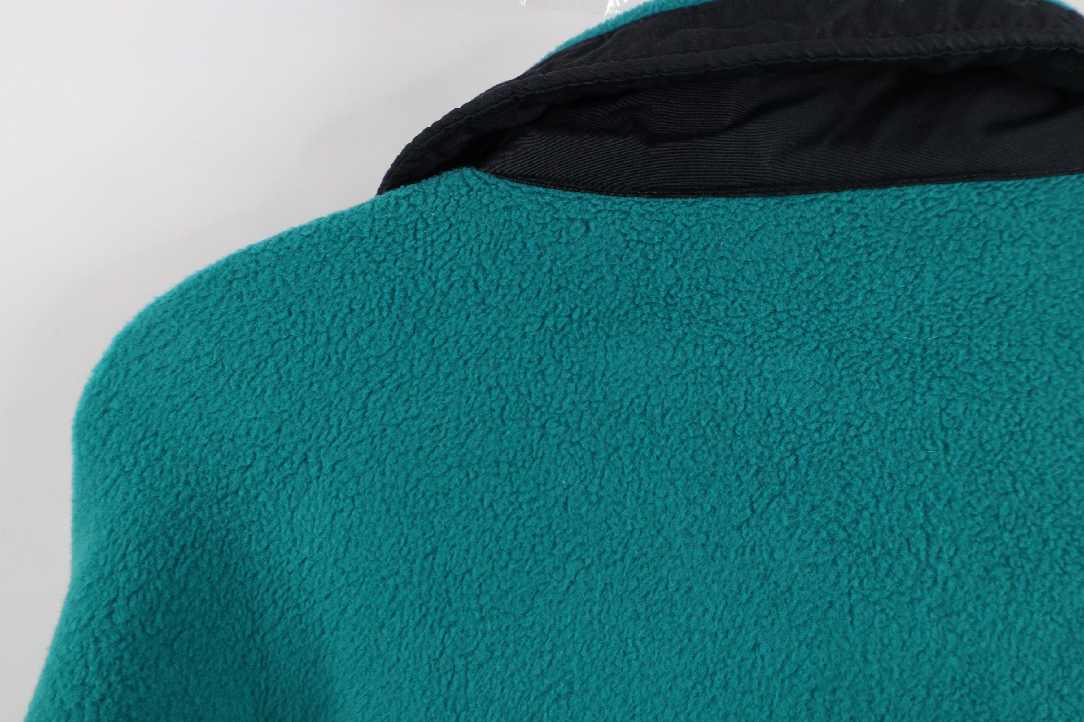 Columbia × Vintage Vintage 90s Columbia Box Logo Full Zip Fleece Jacket Teal Size US L / EU 52-54 / 3 - 11 Thumbnail