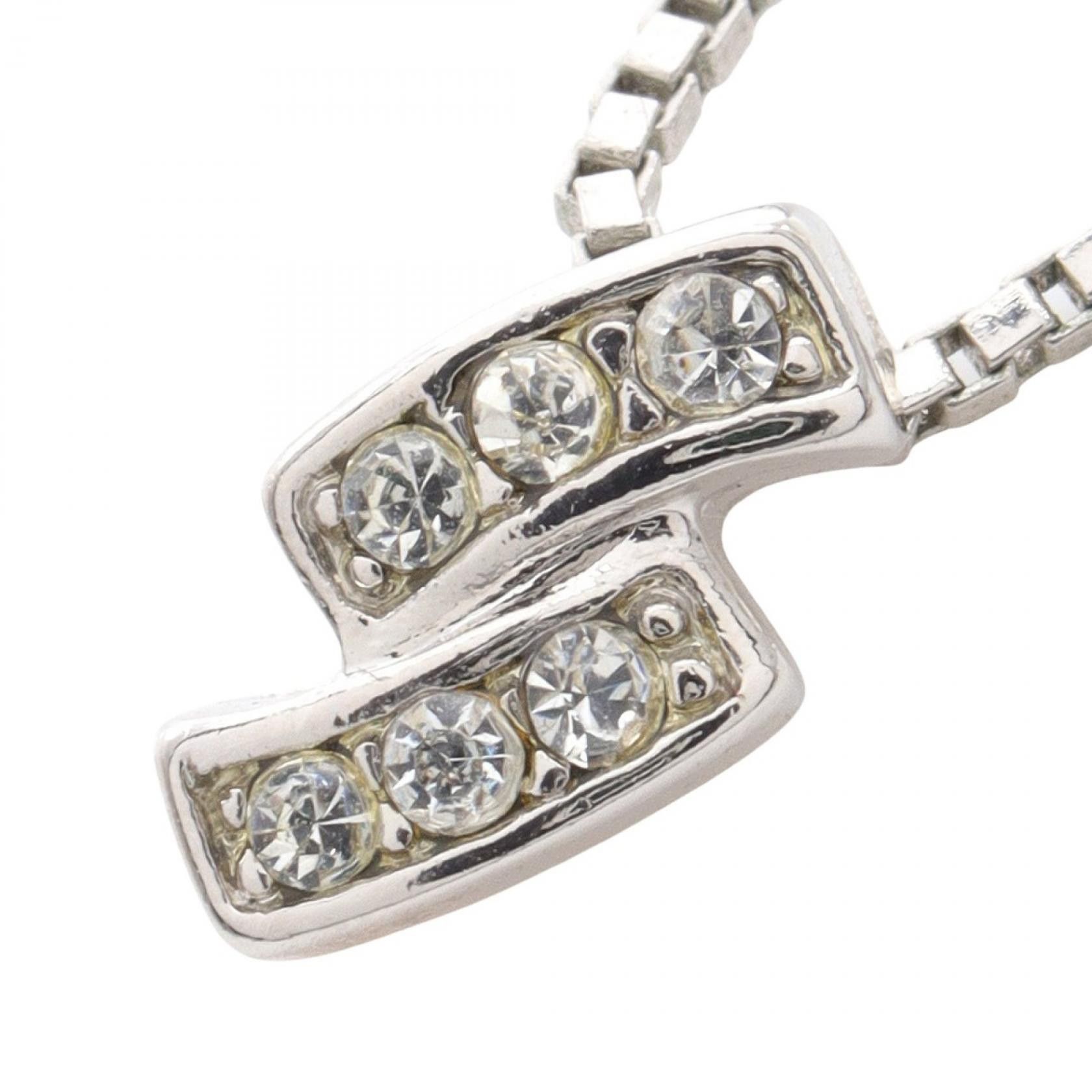 Givenchy Givenchy Givenchy Stainless Steel Rhinestone Necklace Metal Necklace DUTY FREE for USA Size ONE SIZE - 1 Thumbnail