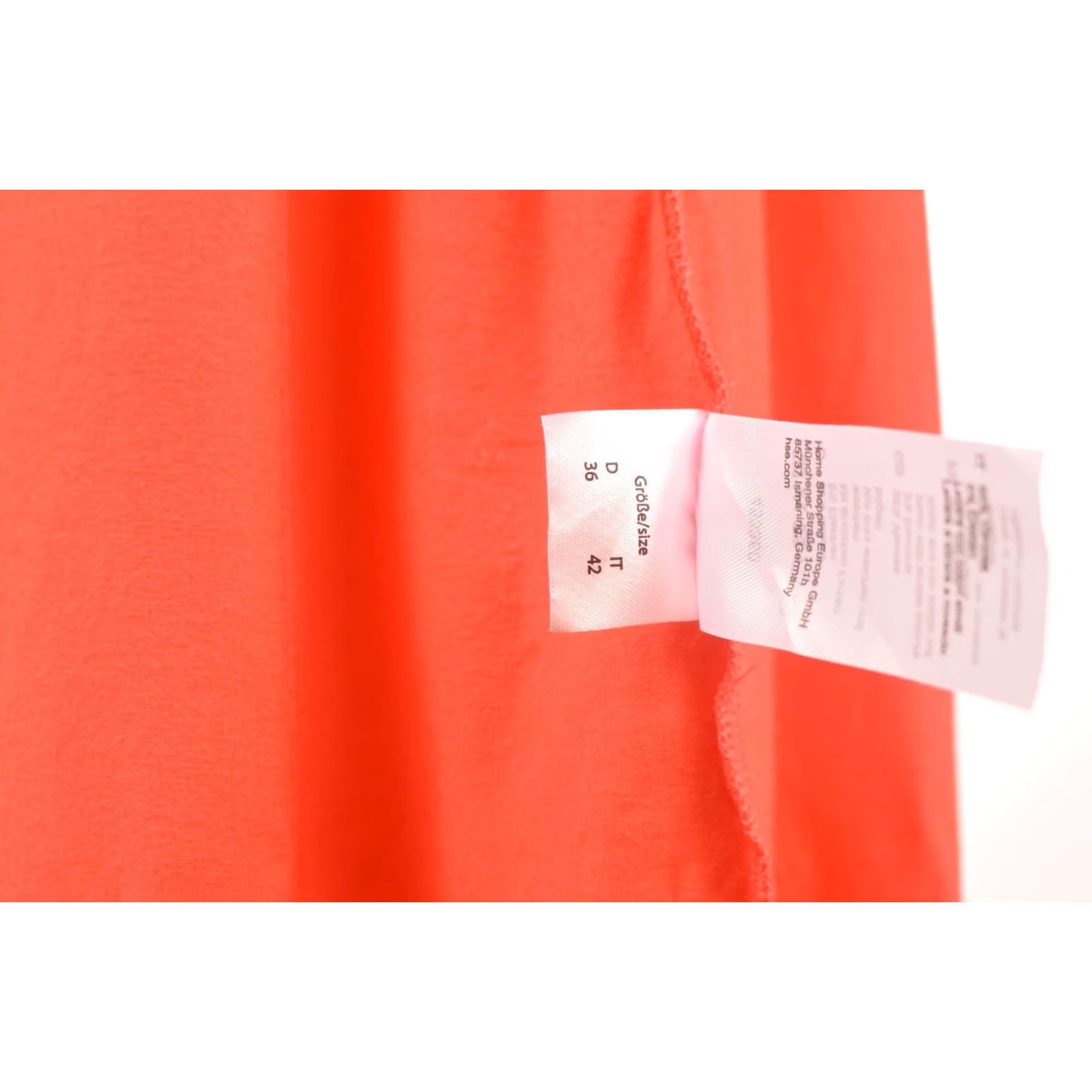Vintage Thom by Thomas Rath Short Sleeve Peach Viscose Blend Dress 453350 Size D 36 Women's Midi A-Line Peach Vintage? Size 25" / US 0 / IT 36 - 8 Thumbnail