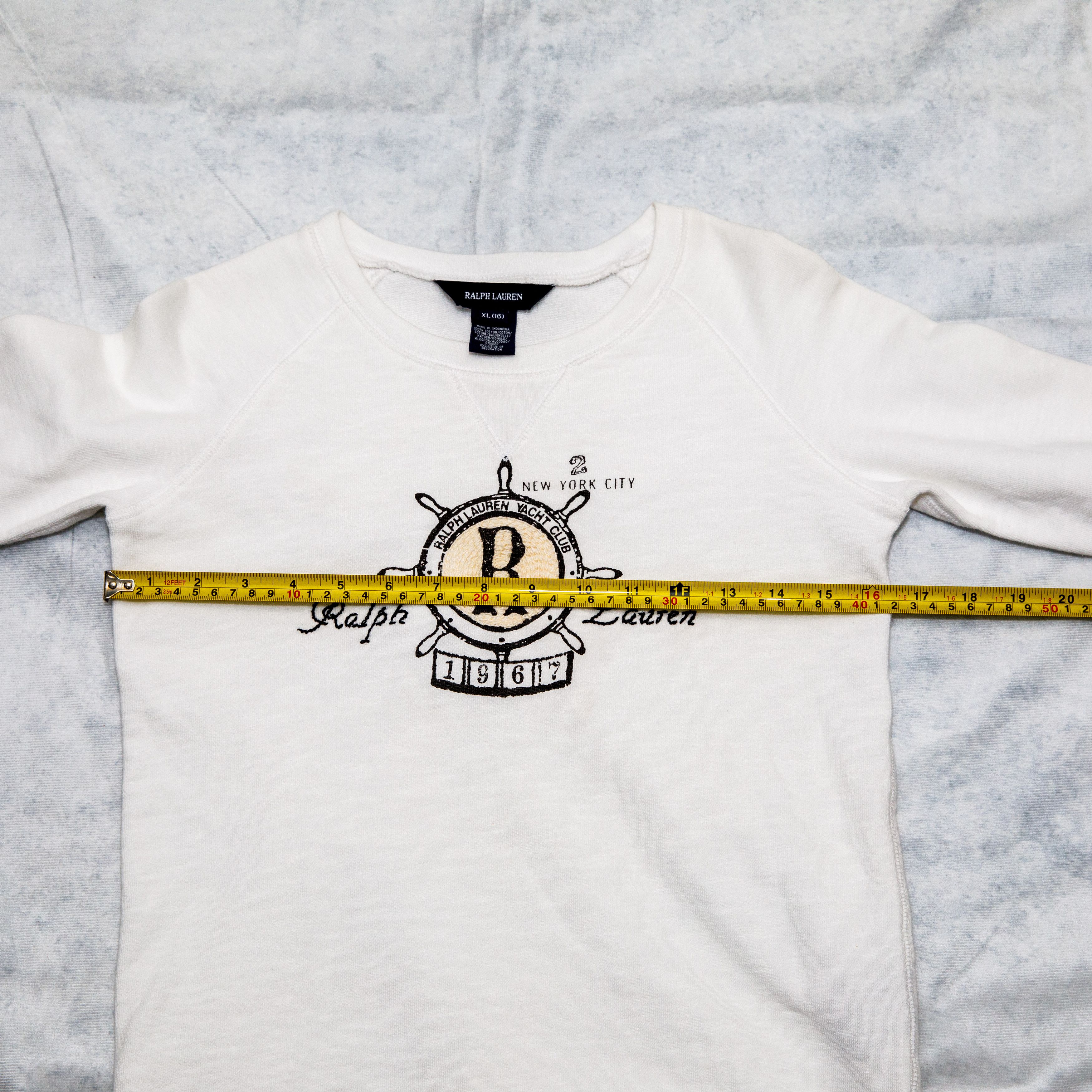 Ralph Lauren Ralph Lauren Yacht Club Sweat Shirt Embroidered Print Size XS / US 0-2 / IT 36-38 - 9 Thumbnail