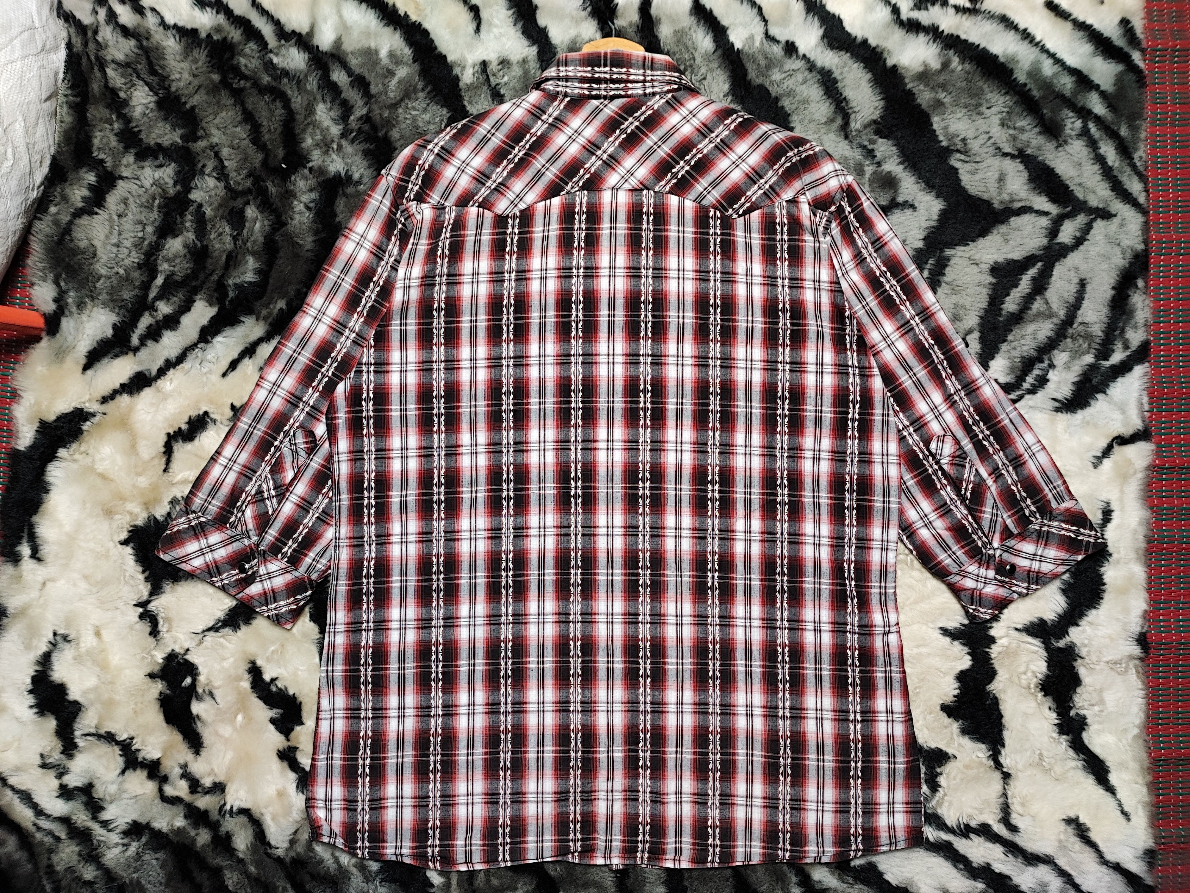 Cowboy Equipment × Flannel × Vintage Sorridere Western Flannel Shirt 3Q Size US L / EU 52-54 / 3 - 12 Thumbnail