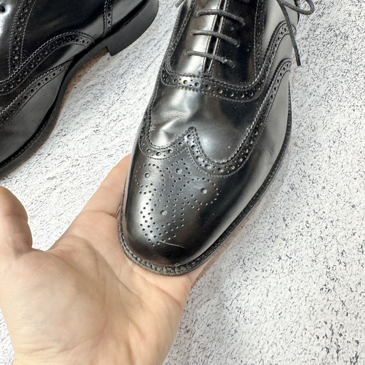 Handmade × Loake Loake 202 B Mens Oxfords Brogues US11.5 UK10.5 EU44.5 29.5cm Size US 11.5 / EU 44-45 - 8 Thumbnail