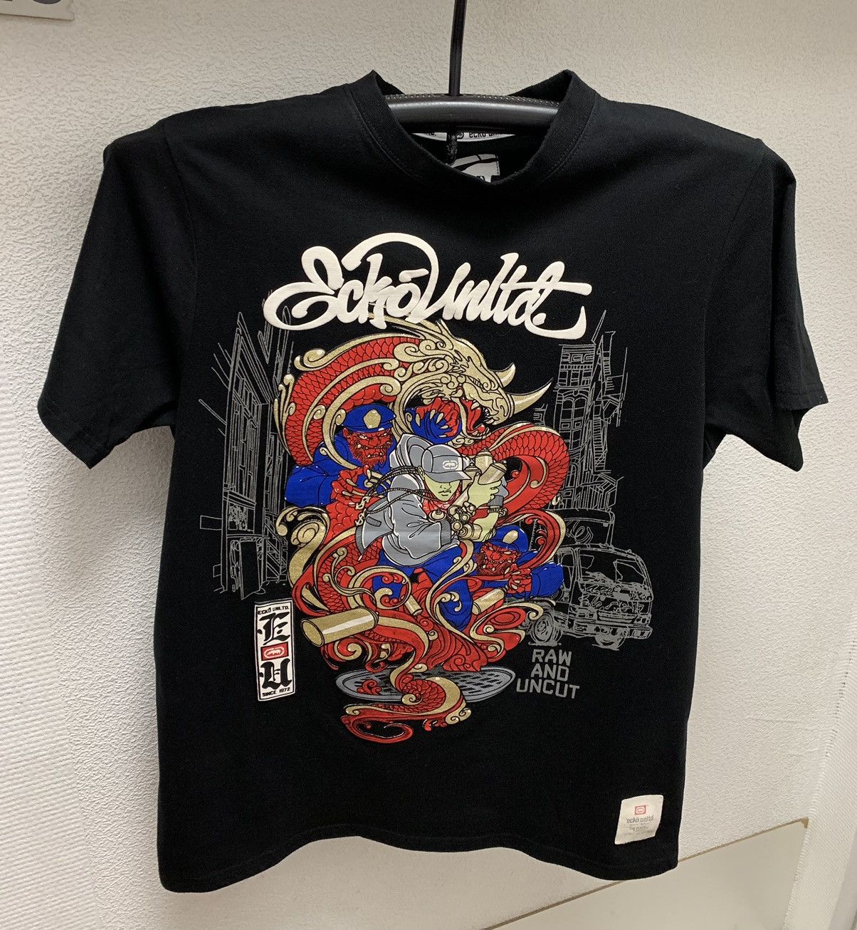 Ecko Unltd. Ecko United Unltd big logo rap black t-shirt M sz Size US M / EU 48-50 / 2 - 1 Thumbnail