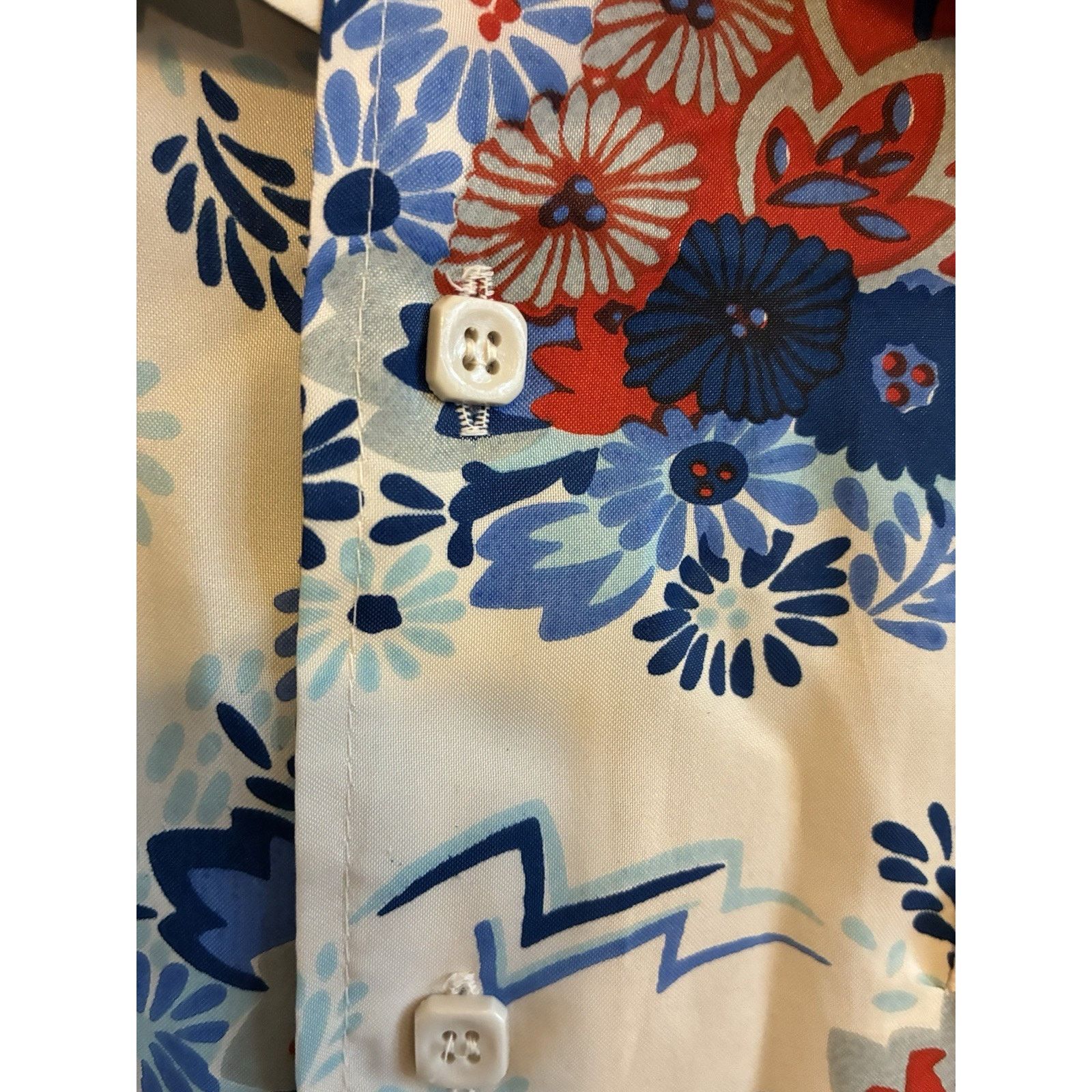 Other Vtg 70s Floral Disco Shirt Men M Rockabilly Butterfly Dagger Size US M / EU 48-50 / 2 - 11 Thumbnail