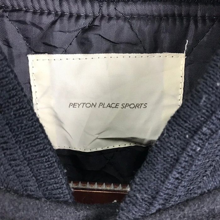 Japanese Brand × Vintage SY0089 VTG PEYTON PLACE SPORTS LEATHER VARSITY JACKET Size US L / EU 52-54 / 3 - 5 Thumbnail