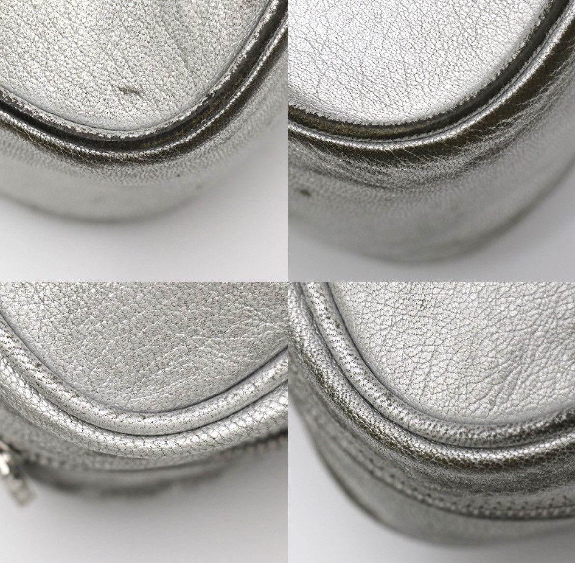 Chrome Hearts Chrome Hearts Silver Leather TAKA BAG Bag Small ch Cross Size ONE SIZE - 9 Thumbnail