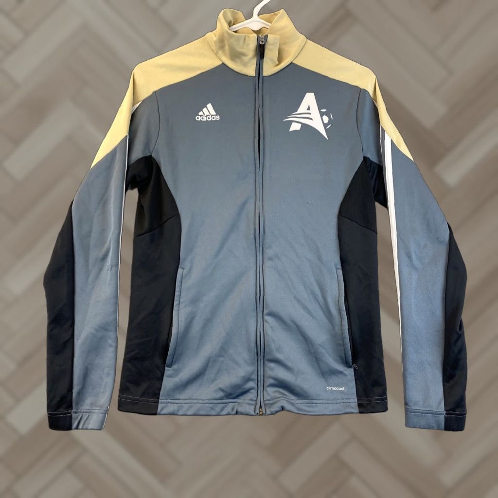 Adidas Adidas Women's Track Jacket Medium Blue Fitness Full Zip Workout /81-51 Size M / US 6-8 / IT 42-44 - 1 Thumbnail